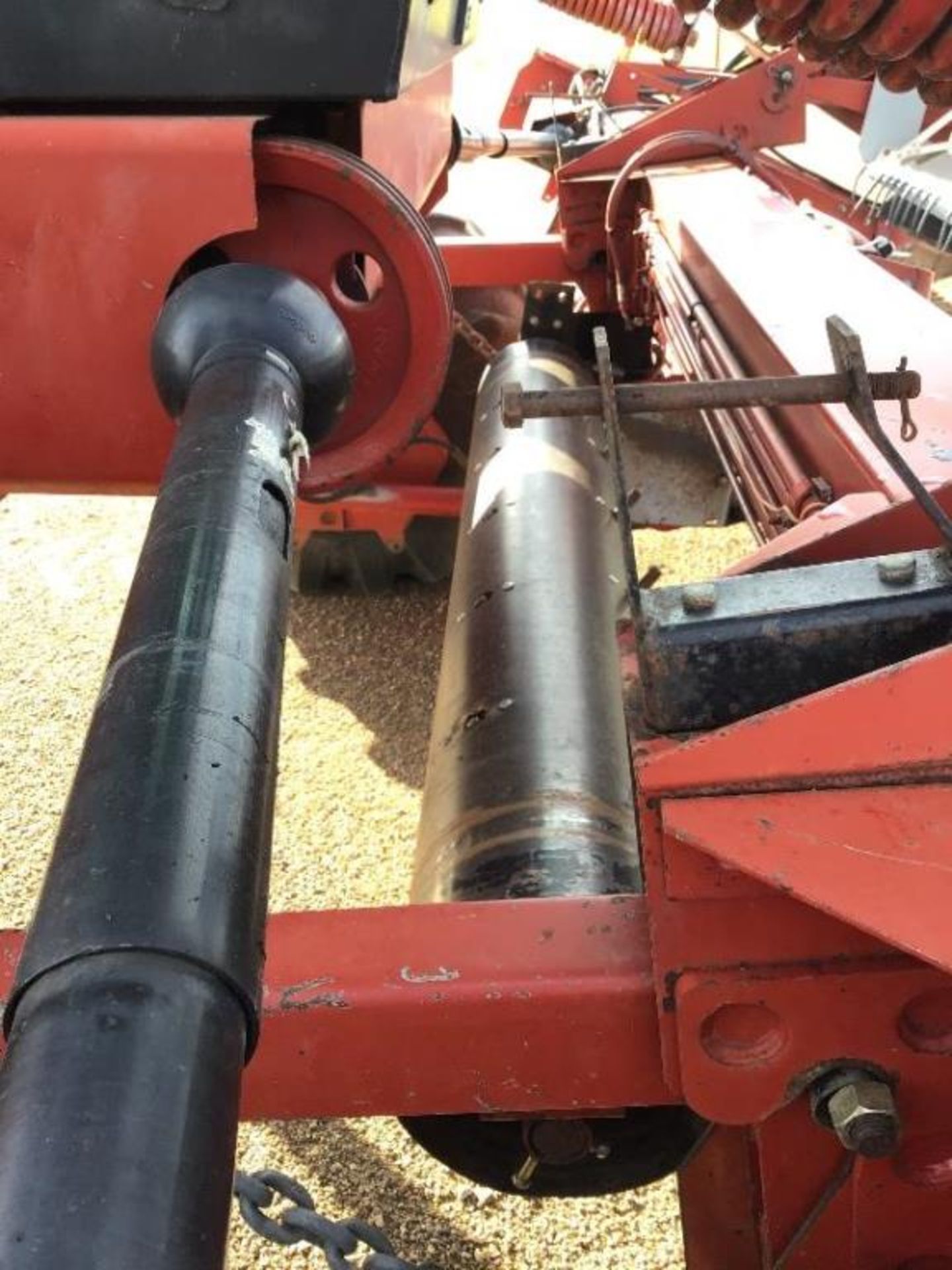 Case IH 8820 25Ft Swather Rear Weights, Diesel power, Hydro static Drive, U/2 Pickup Reel w/Poly - Image 7 of 23