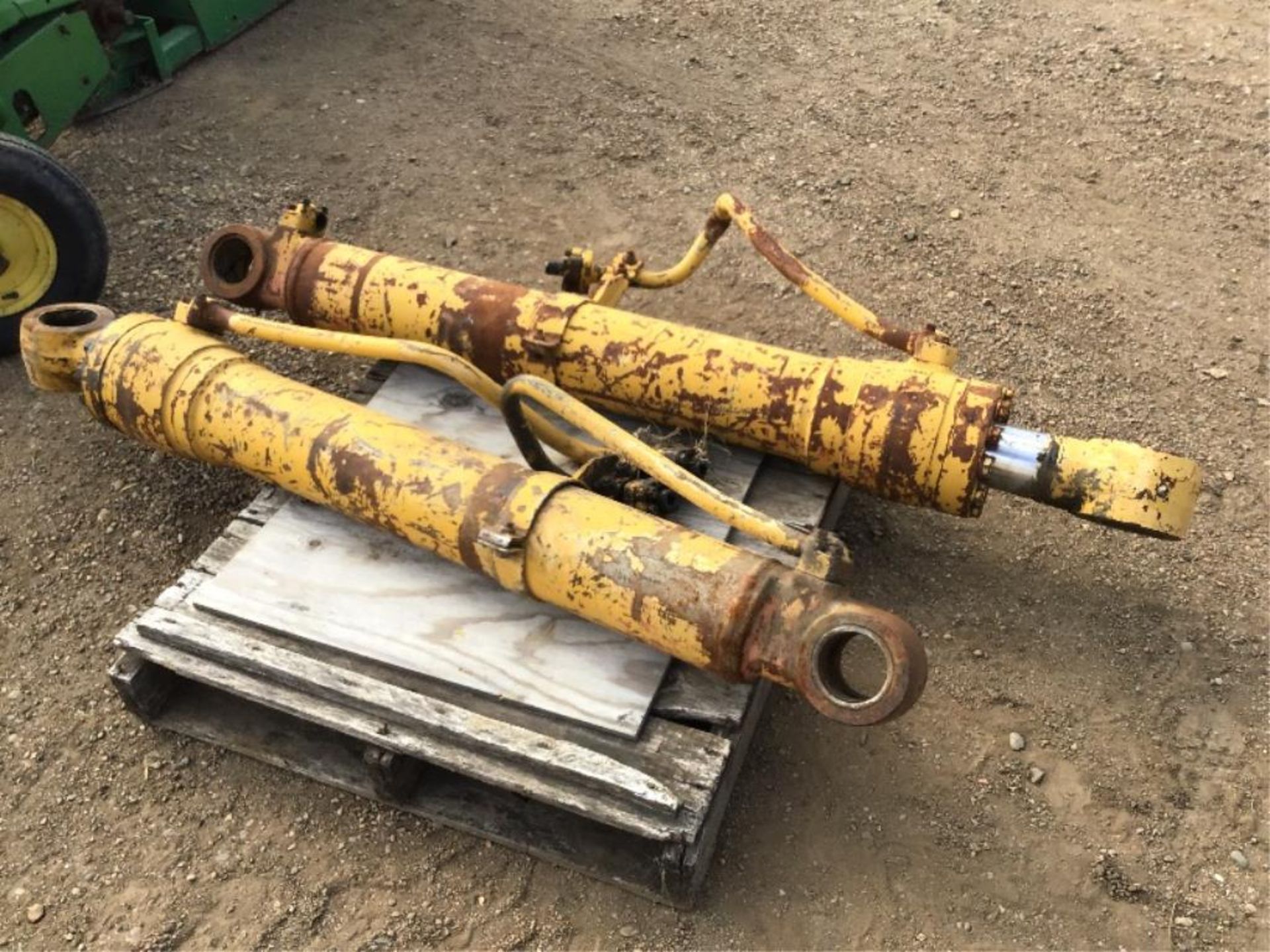 Set of (2) Yellow Industrial Rams