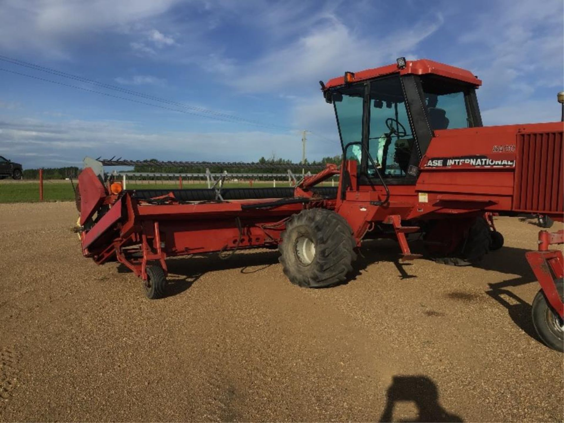 Case IH 8820 25Ft Swather Rear Weights, Diesel power, Hydro static Drive, U/2 Pickup Reel w/Poly - Image 10 of 23