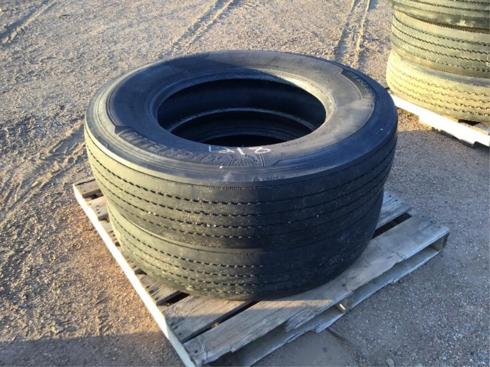 Set of (2) Michelin 11R24.5 Tires