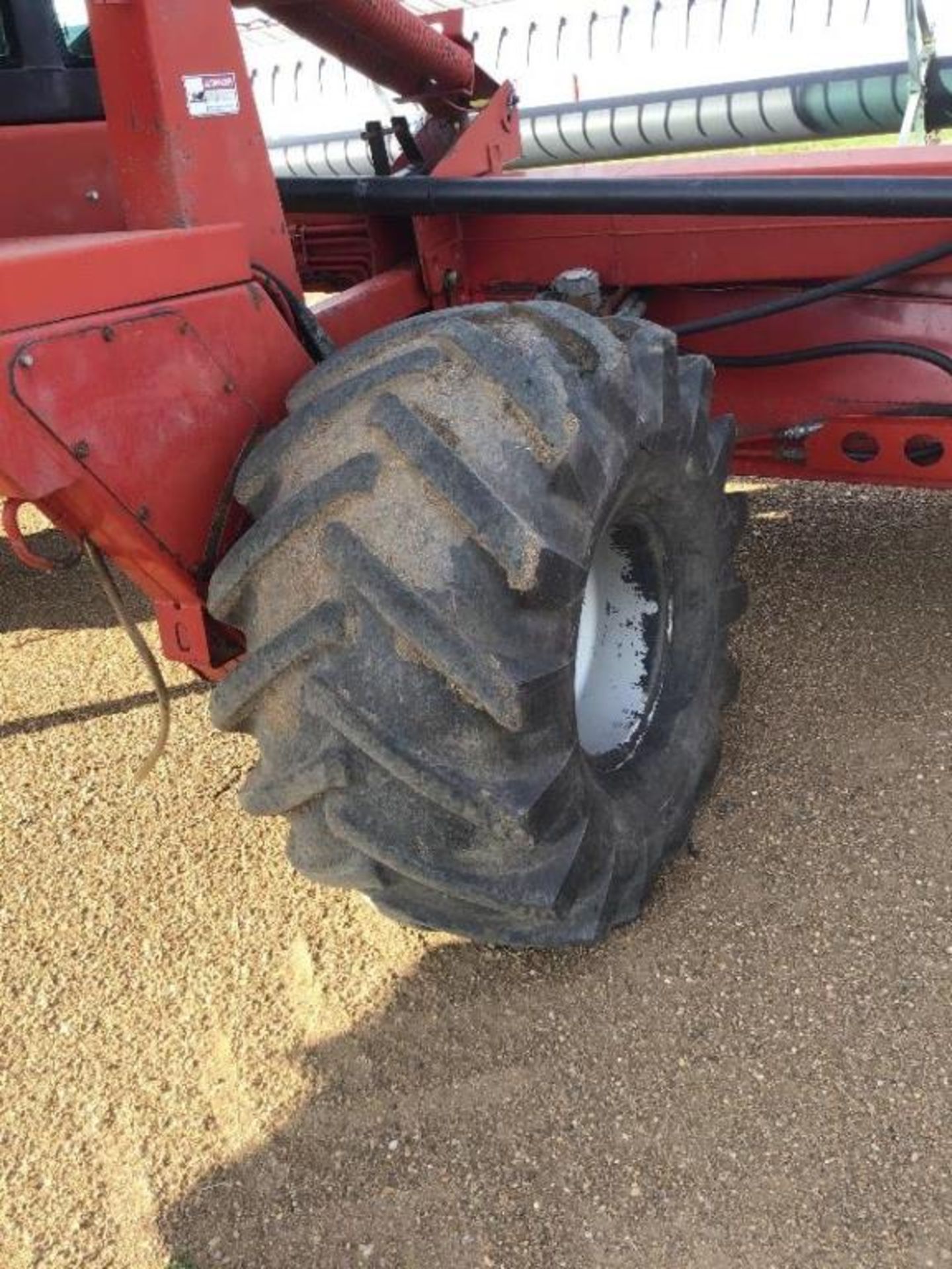 Case IH 8820 25Ft Swather Rear Weights, Diesel power, Hydro static Drive, U/2 Pickup Reel w/Poly - Image 6 of 23