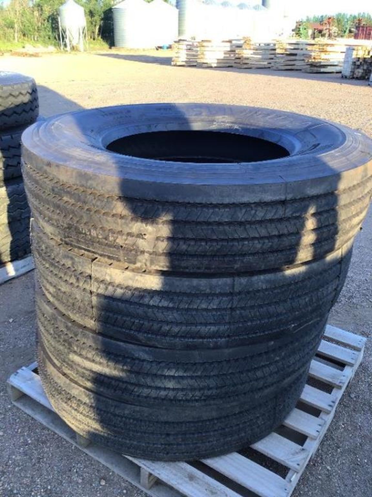 Set of (4) New 11R24.5 Tires