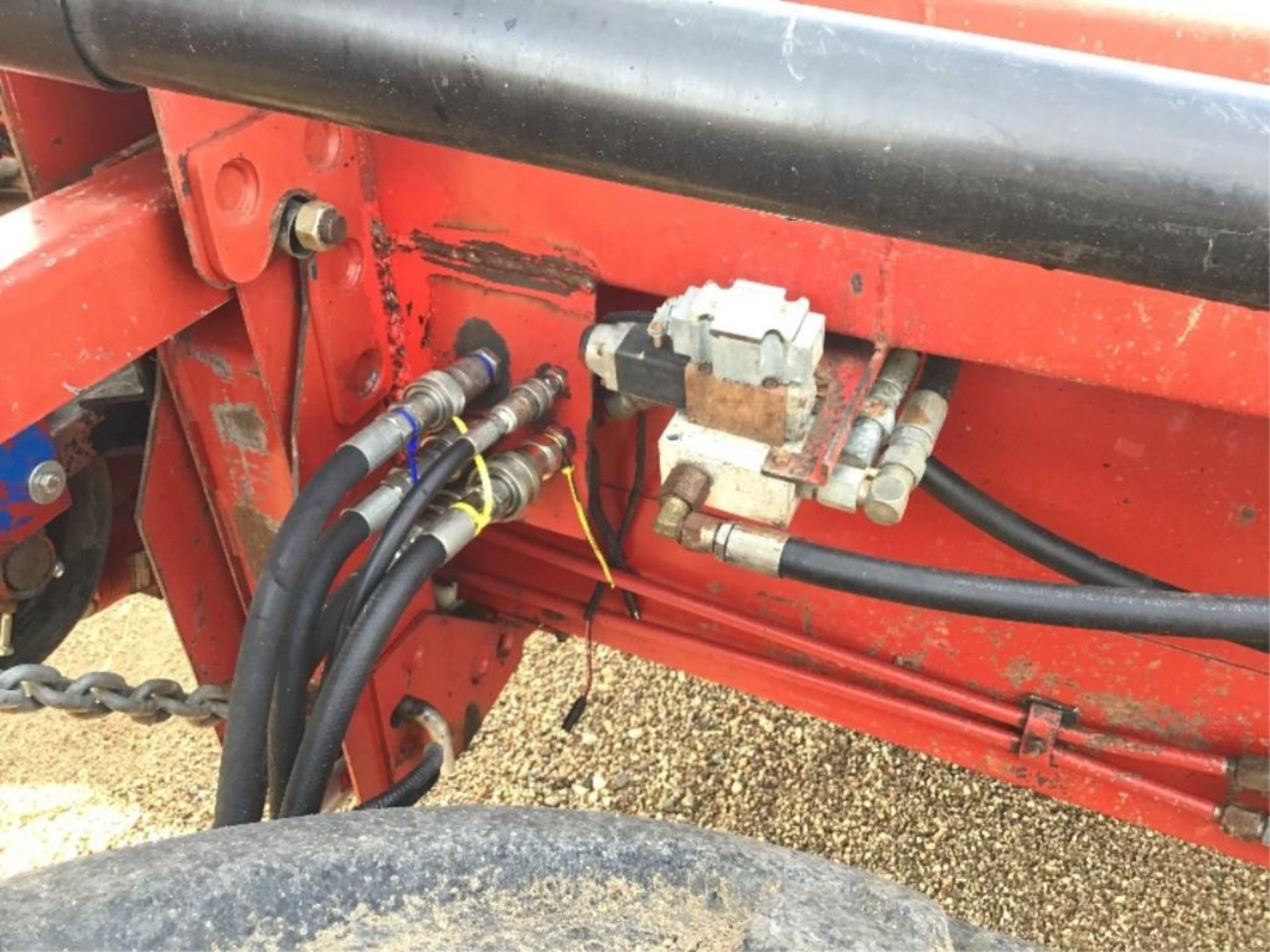 Case IH 8820 25Ft Swather Rear Weights, Diesel power, Hydro static Drive, U/2 Pickup Reel w/Poly - Image 8 of 23