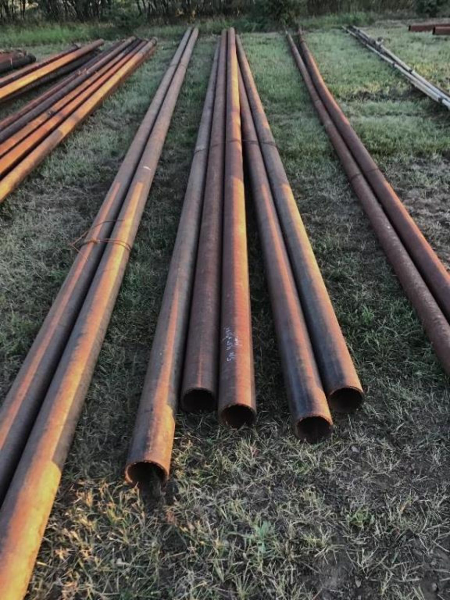 Lot of (5) 4.5in X 30Ft Pipe Selling by the pc X 5.