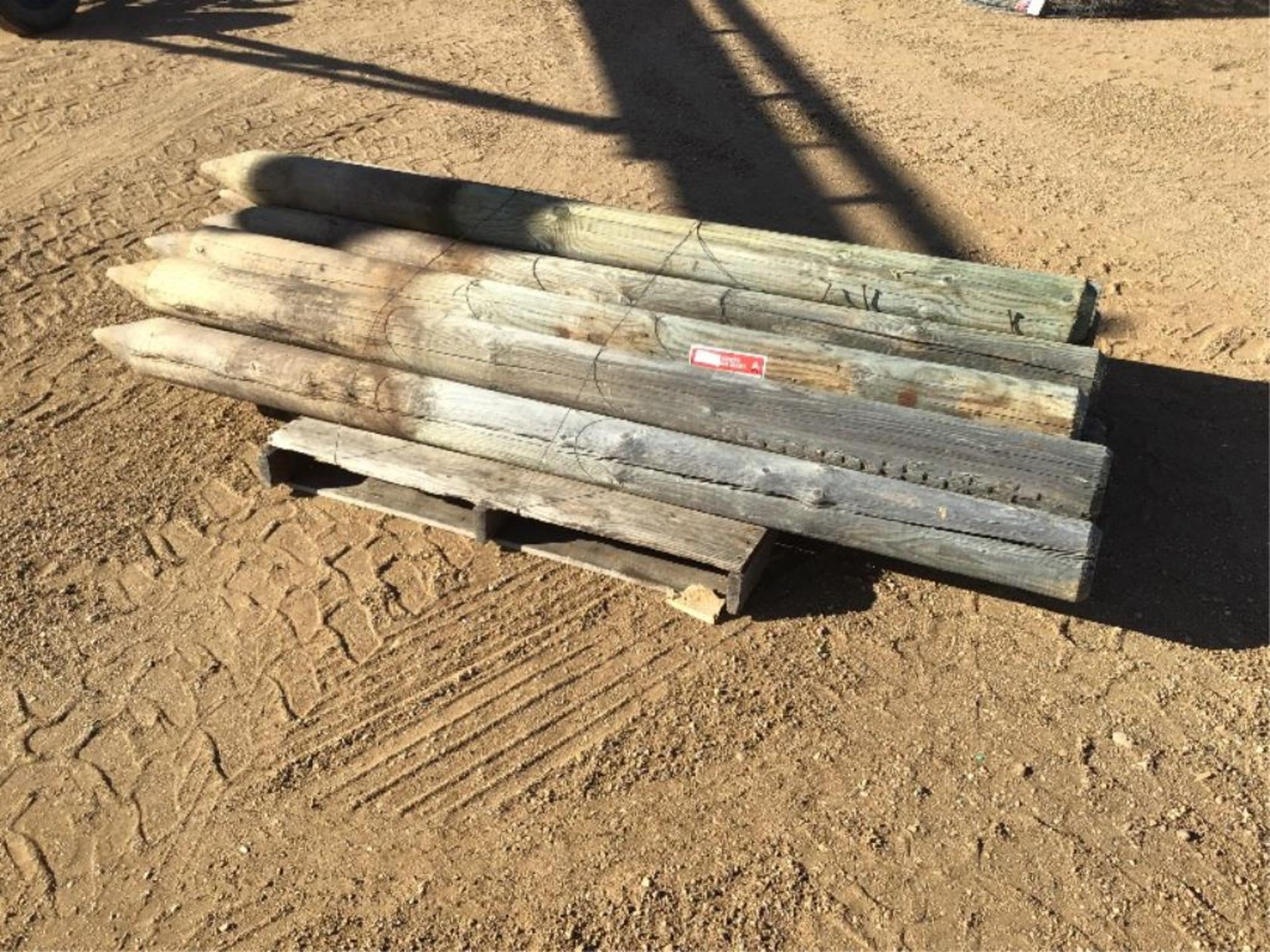 (11)pc of 7Ft x 5in Fence Posts