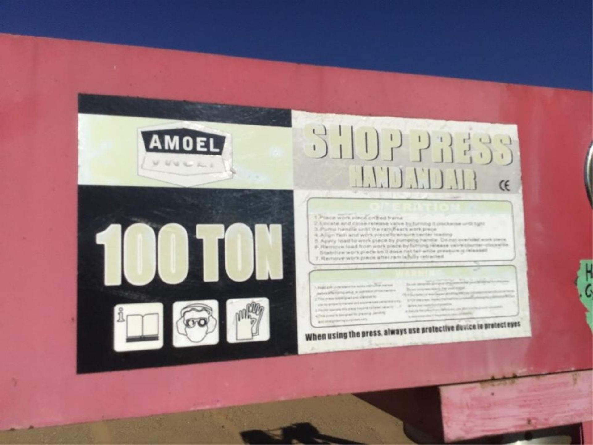 100 Ton Shop Press - Image 3 of 3