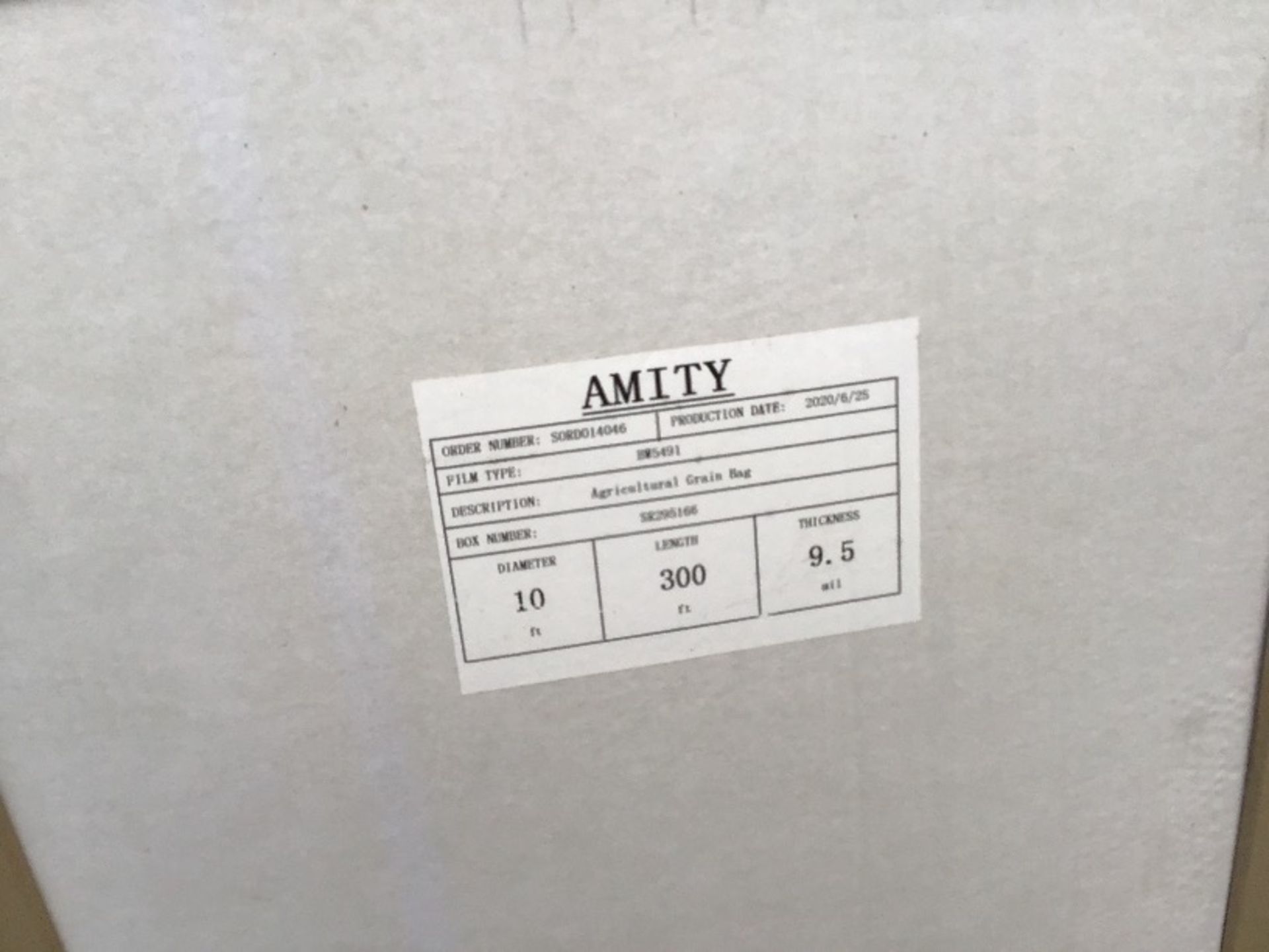 300Ft X 10Ft X 9.5mm Amity Grain Bag - Image 2 of 2