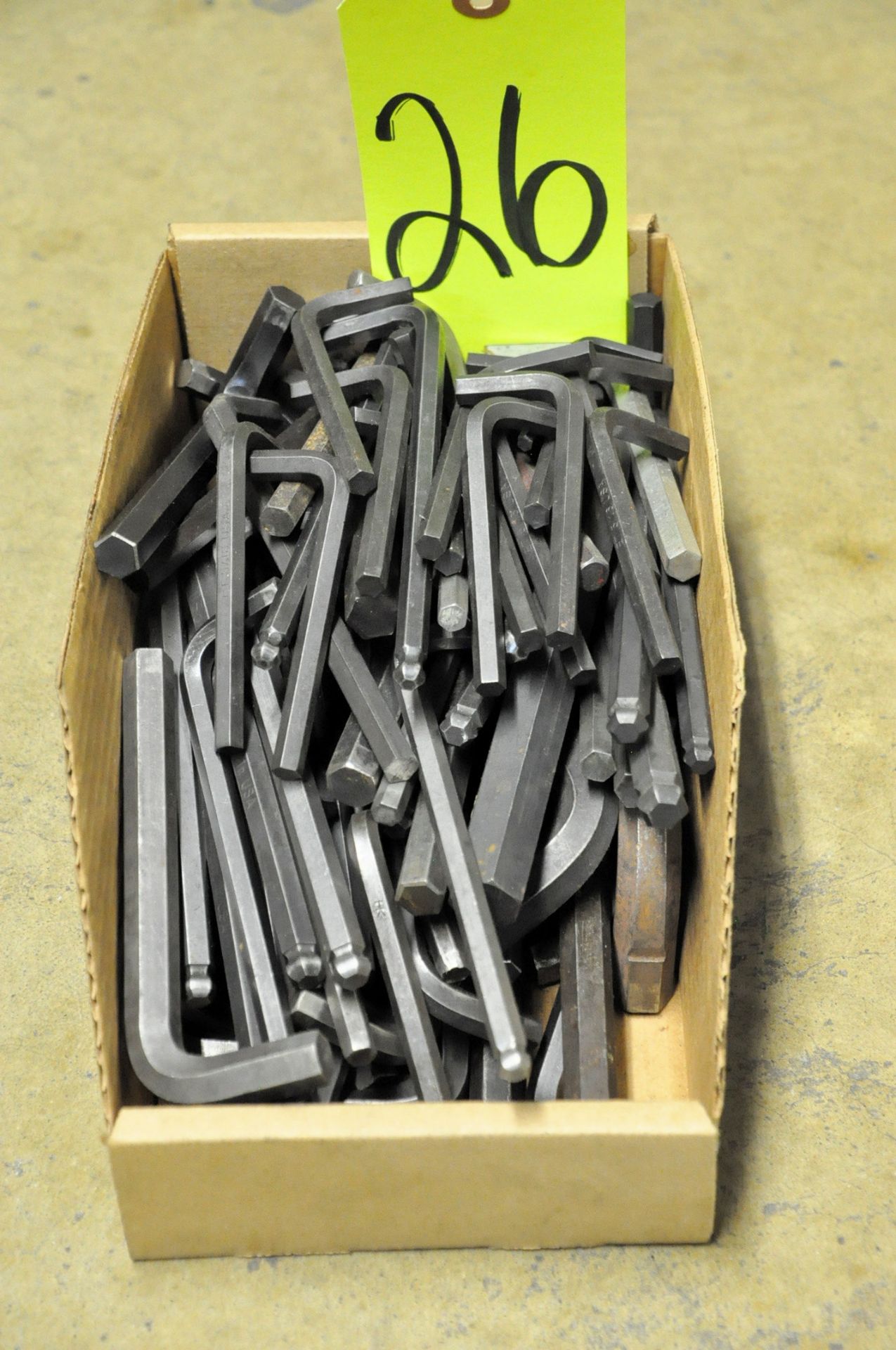 Lot-Large Allen Wrenches in (1) Box