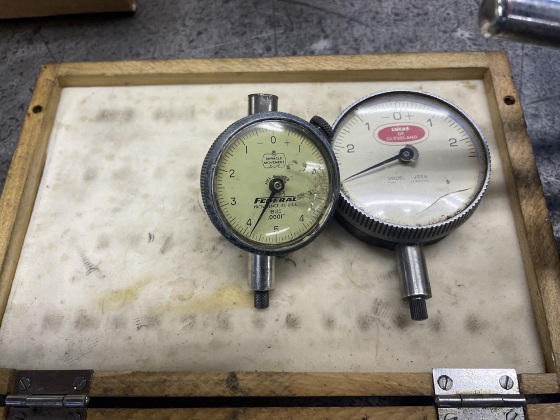 Lot Including: Round Joe Blocks, 2-Gages & 1-Adjustable Gage Stand - Image 2 of 4