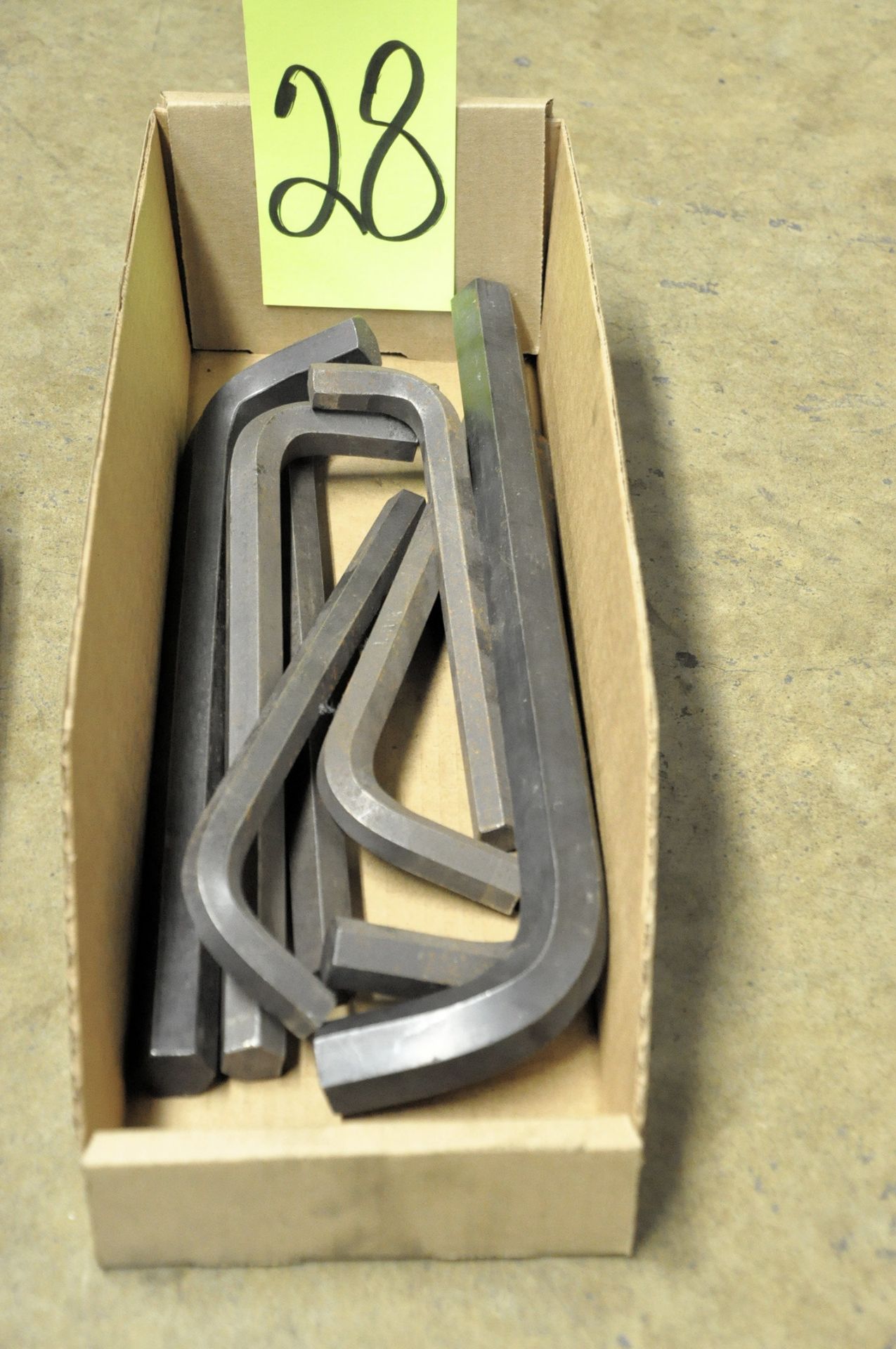 Lot-Large Allen Wrenches in (1) Box