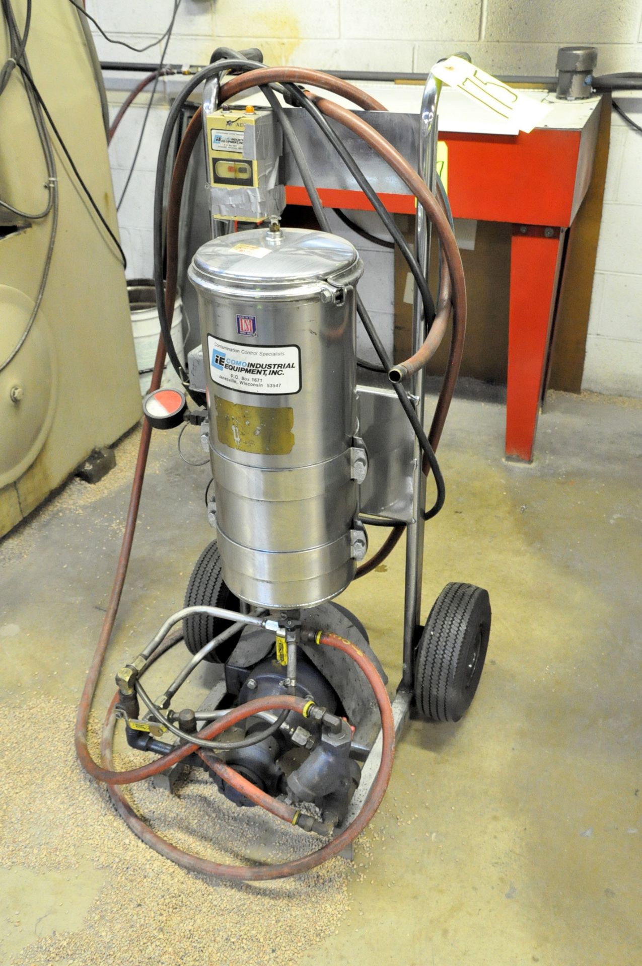 Como Industrial Electric Fluids Filtration System, Portable