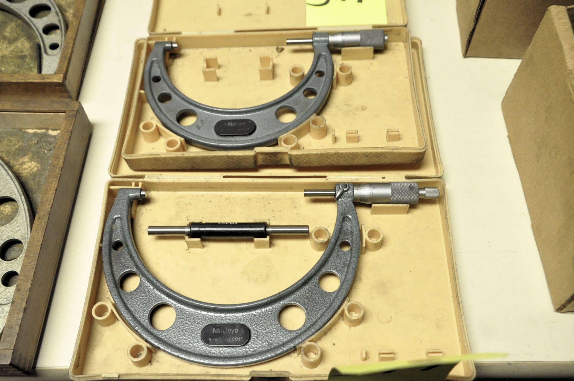 Lot-(1) Mitutoyo 6"-7", (1) 5"-6", (2) 4"-5", (1) 3"-4", and (1) 2"-3" Outside Micrometers - Image 3 of 5