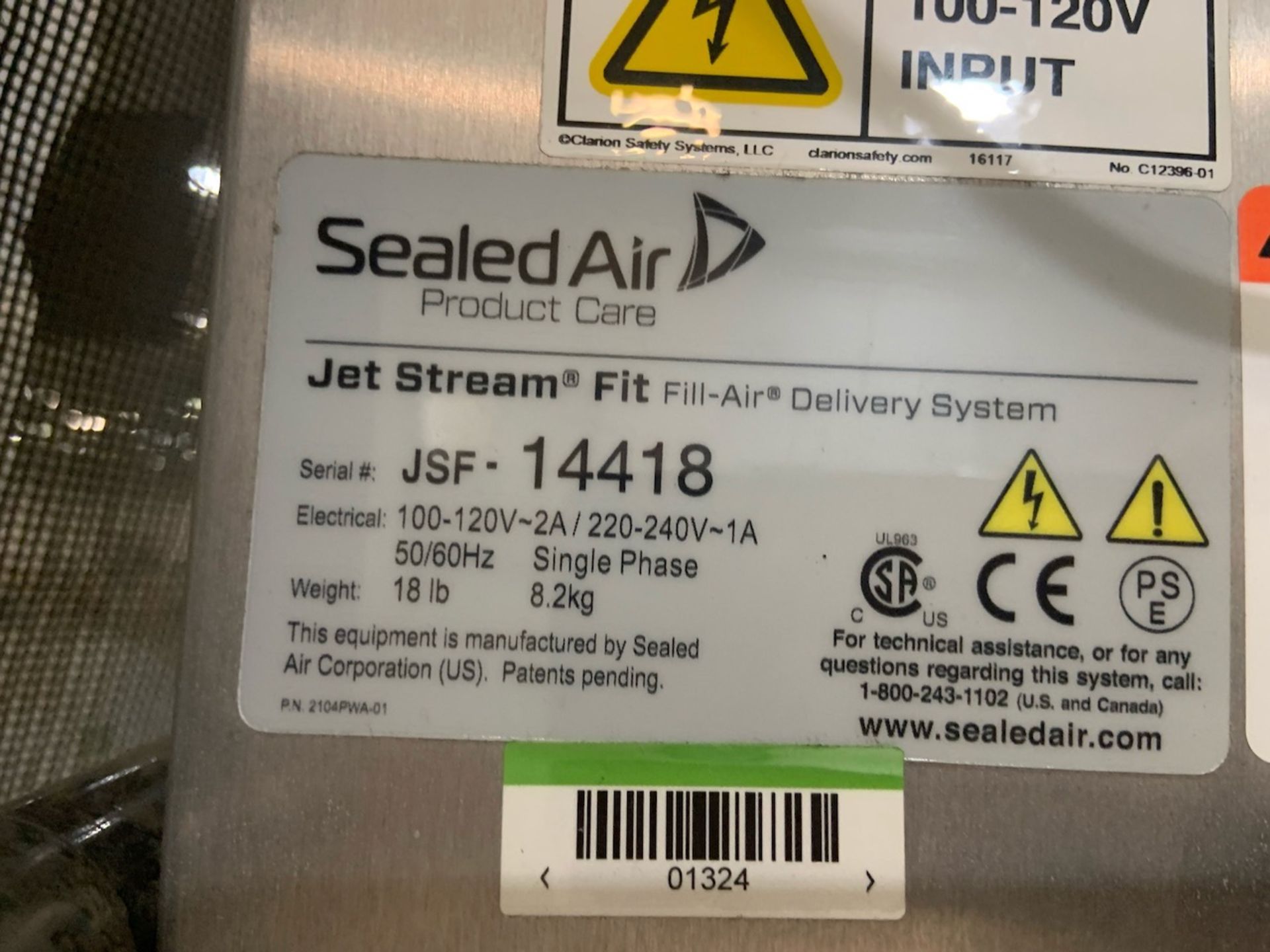 Sealed Air Jet stream fit (fill air delivery system) - Image 3 of 4