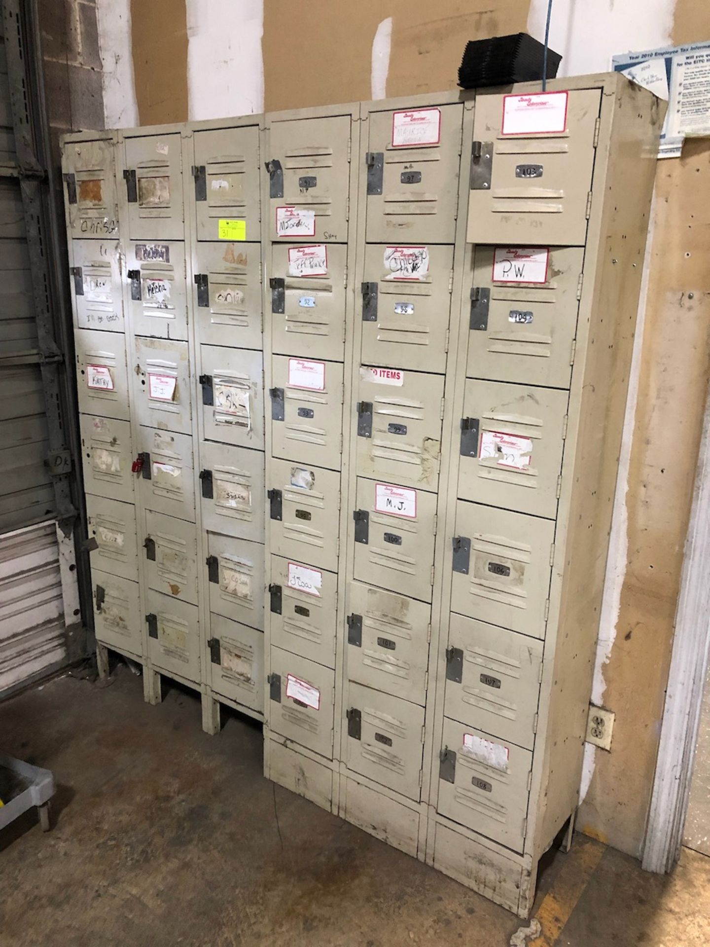 Lot of Lockers