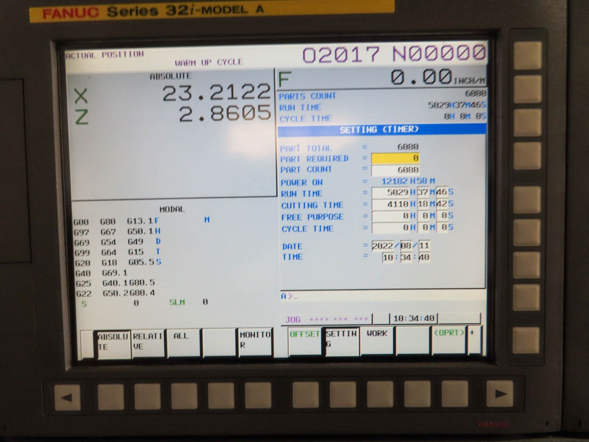 Doosan Puma 700 CNC Turning Center, Fanuc 32iA CNC Controls, 40.5" Swing Over Bed (2010) - Image 7 of 12