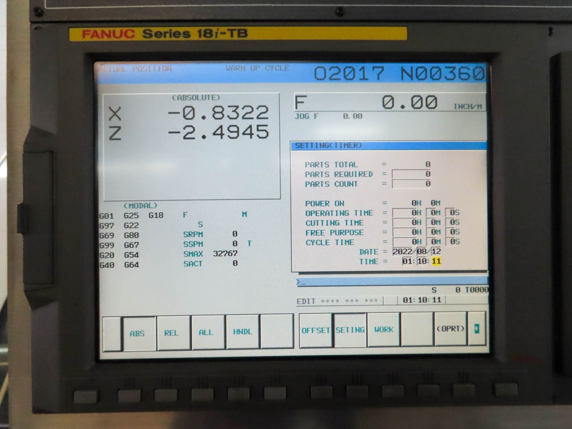 Hankook Proturn 60 X 2000 CNC Lathe, Fanuc 18iTB CNC, 29.9" Swing Over Bed, 29.9" Max. Turning(2005) - Image 2 of 10