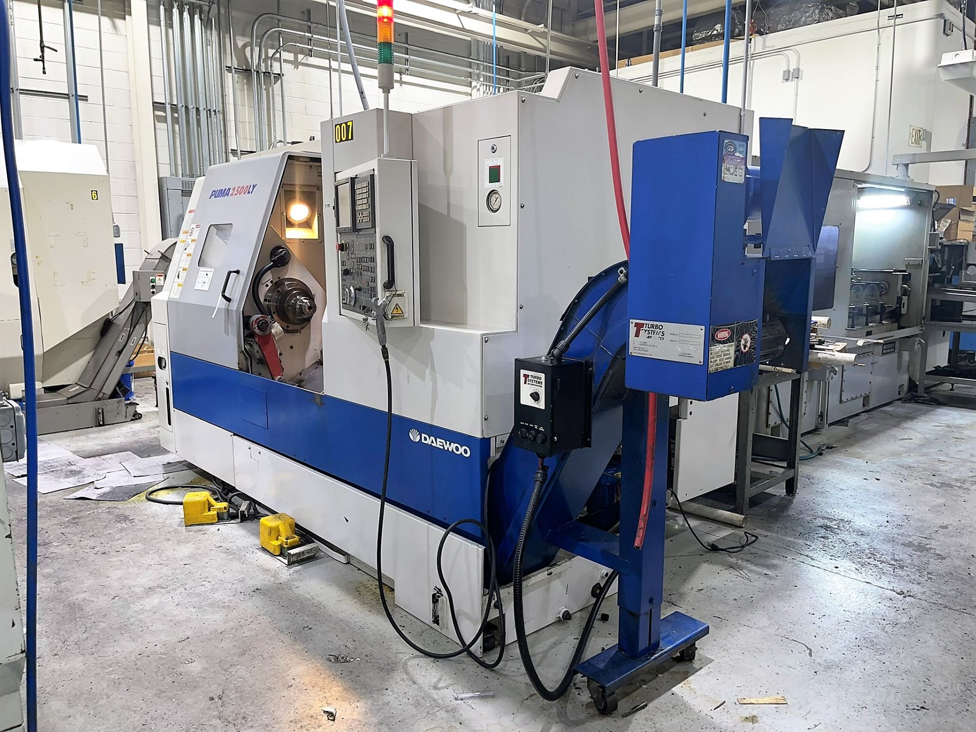 2004 Daewoo Puma 2500LY CNC Turning Center with Live Milling, S/N P250LY0372 - Image 6 of 7