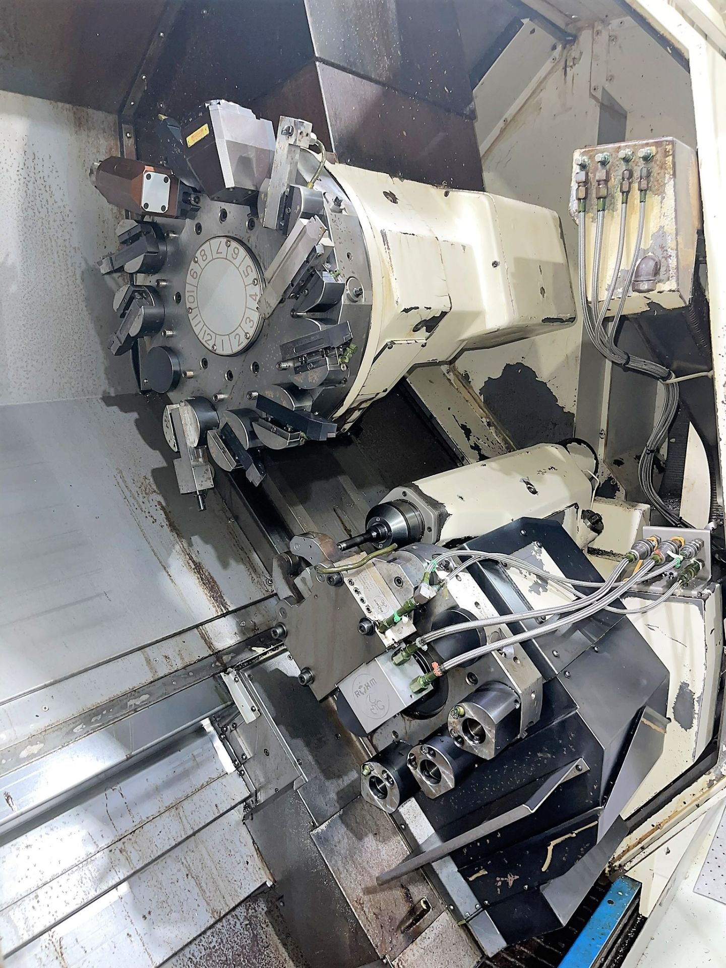 OKUMA Impact LU-15MY Twin-Turret CNC Turning Center with Live Milling, S/N 2233 - Image 6 of 13