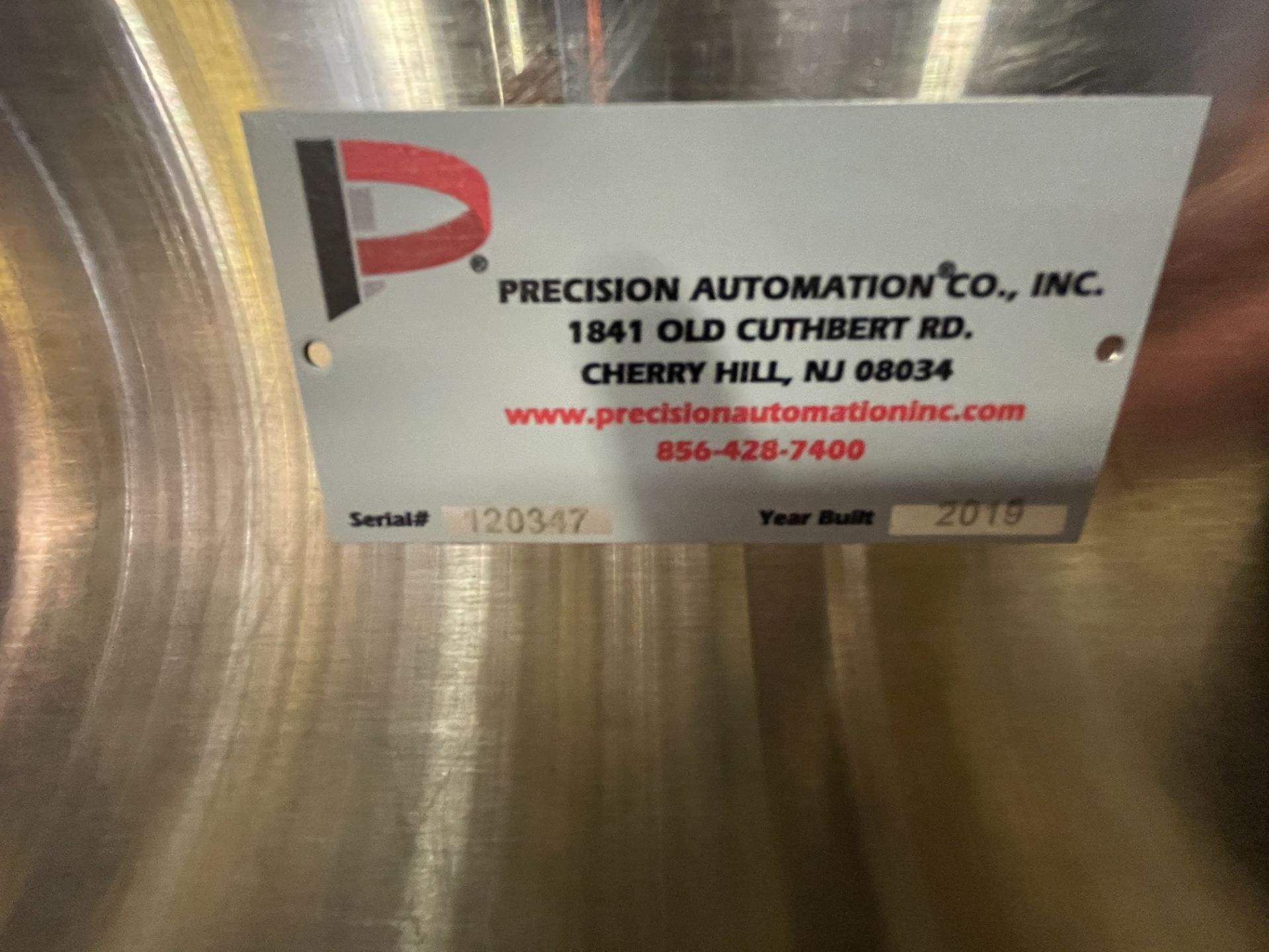 PRECISION AUTMATION CORP CAN CLEANER AND INVERTER, S/N 120347 (2019 MFG) - Image 3 of 9