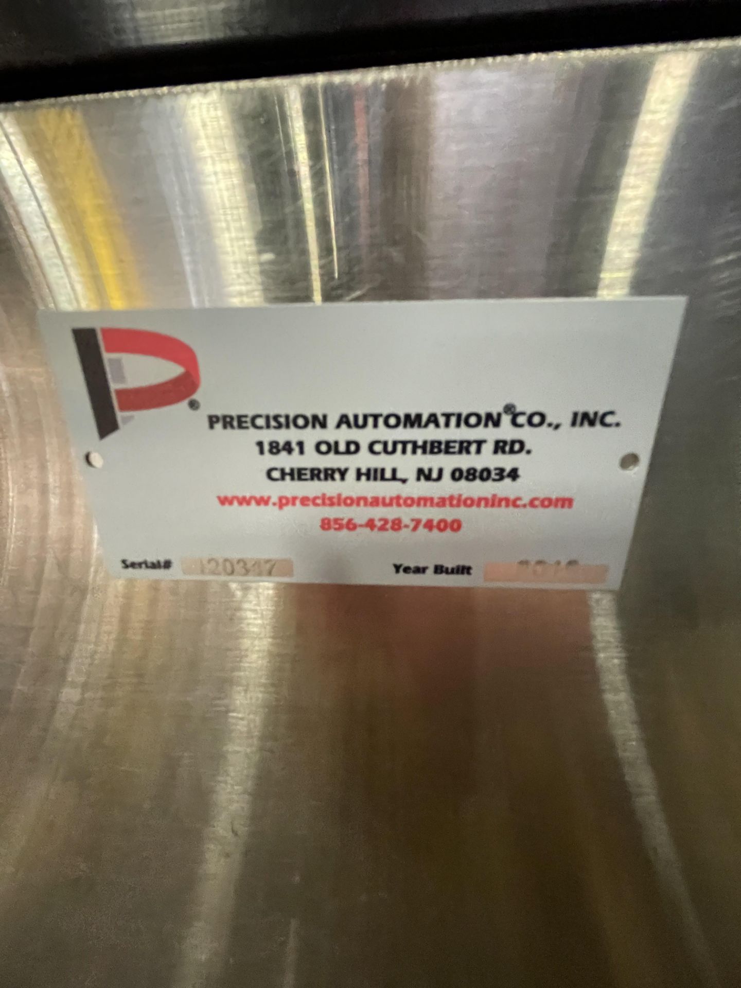 PRECISION AUTMATION CORP CAN CLEANER AND INVERTER, S/N 120347 (2019 MFG) - Image 2 of 9
