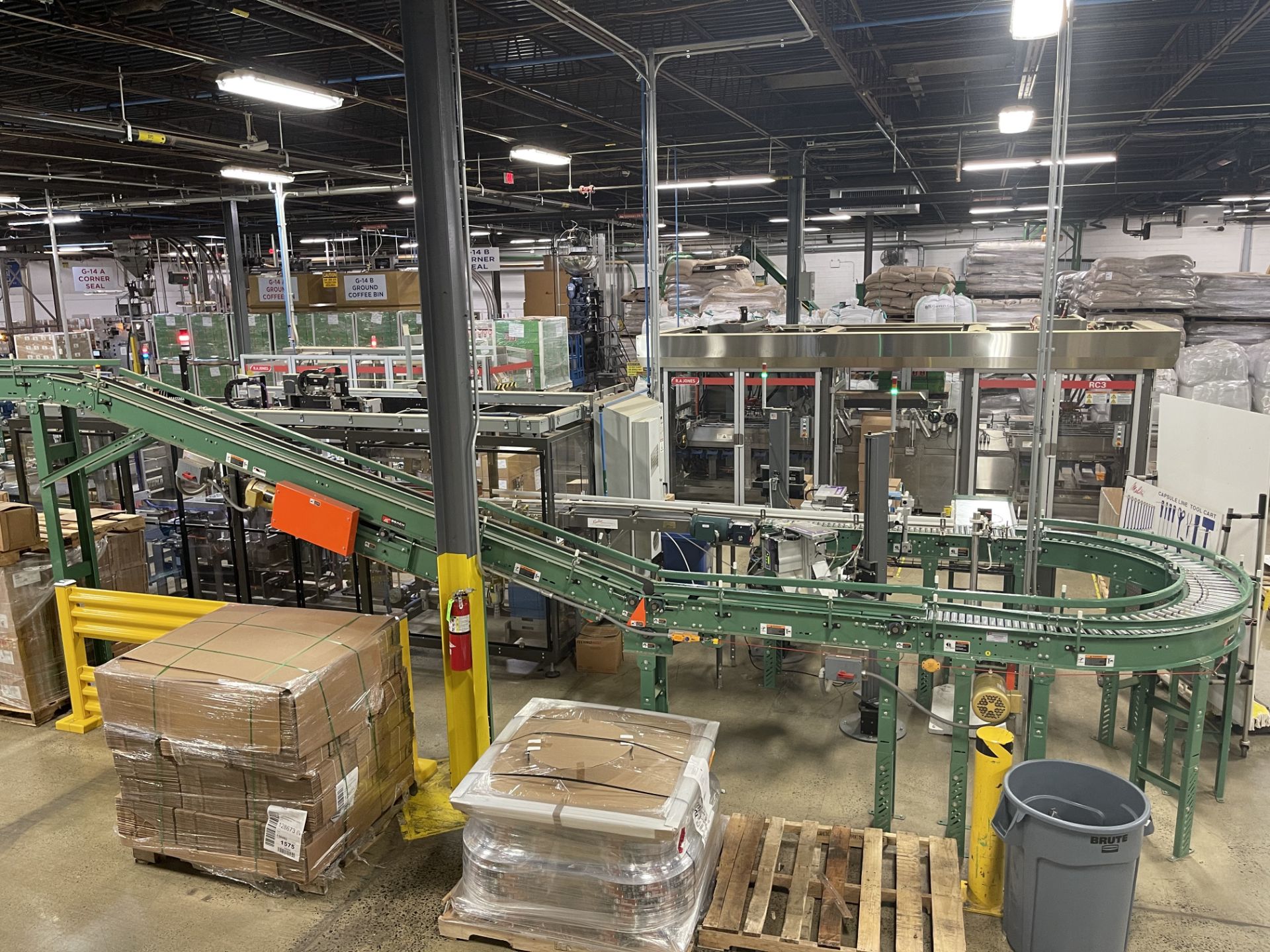 CASE CONVEYOR SYSTEMS ON PRODUCTION LINE (2019 MFG) - Image 2 of 3