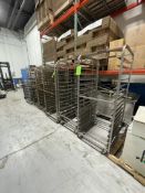 (7) PORTABLE RACKS APPROX. OVERALL DIMS.: 28-1/2" W X 36-1/2" D X 68" H, INTERIOR DIMS. APPROX.: