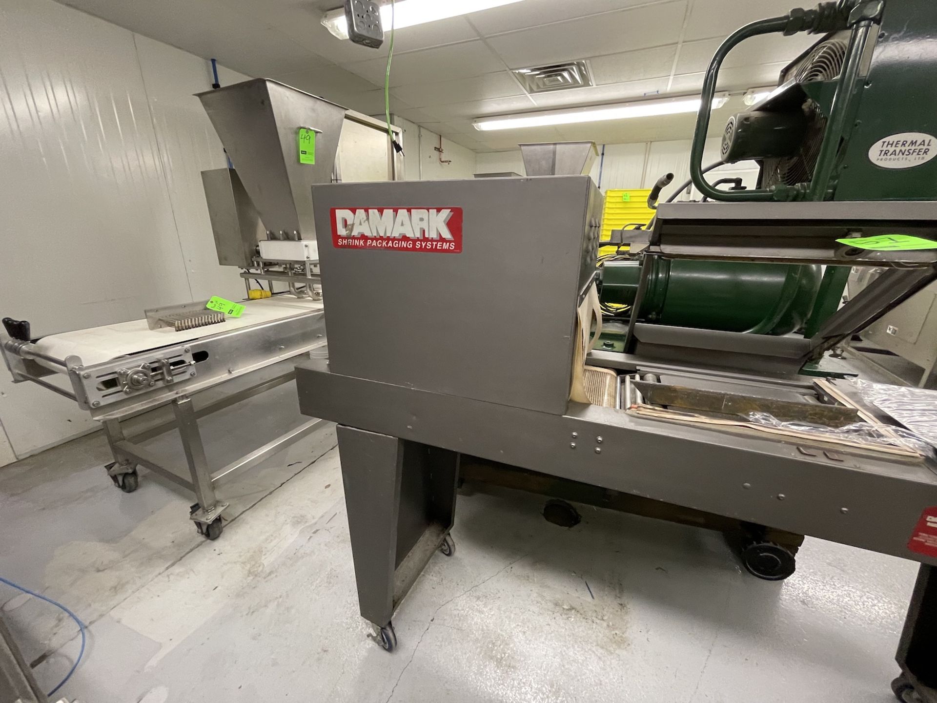 DAMARK L-BAR SEALER WITH SHRINK WRAP TUNNEL, MODEL MPC 1418 MAXI-PAK, APPROX. 12" W CONVEYOR, - Bild 2 aus 14