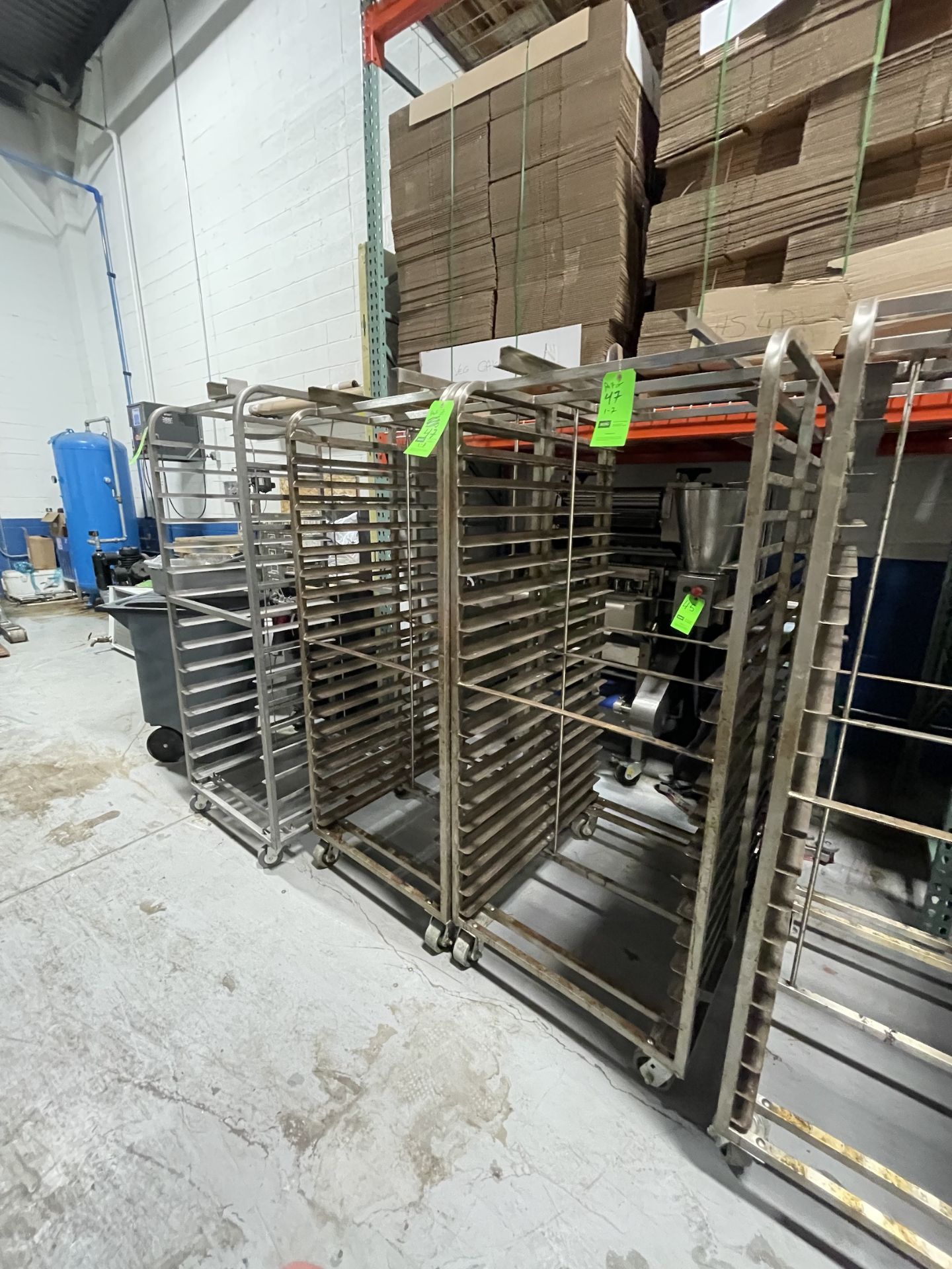 (7) PORTABLE RACKS APPROX. OVERALL DIMS.: 28-1/2" W X 36-1/2" D X 68" H, INTERIOR DIMS. APPROX.: - Image 8 of 14