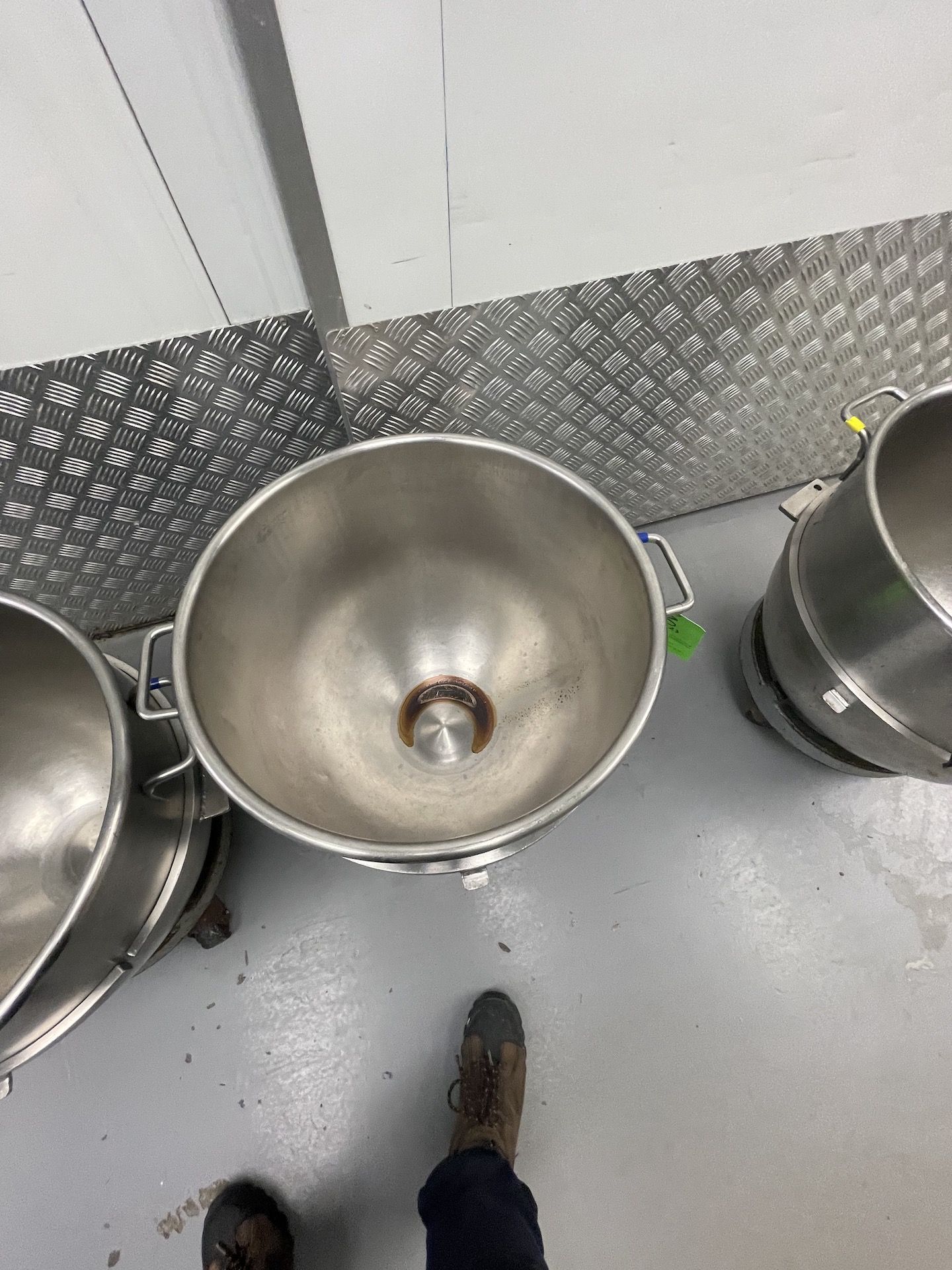 (2) HOBART MIXING BOWLS WITH PORTABLE BASES, APPROX. 20" DIA - Image 4 of 6