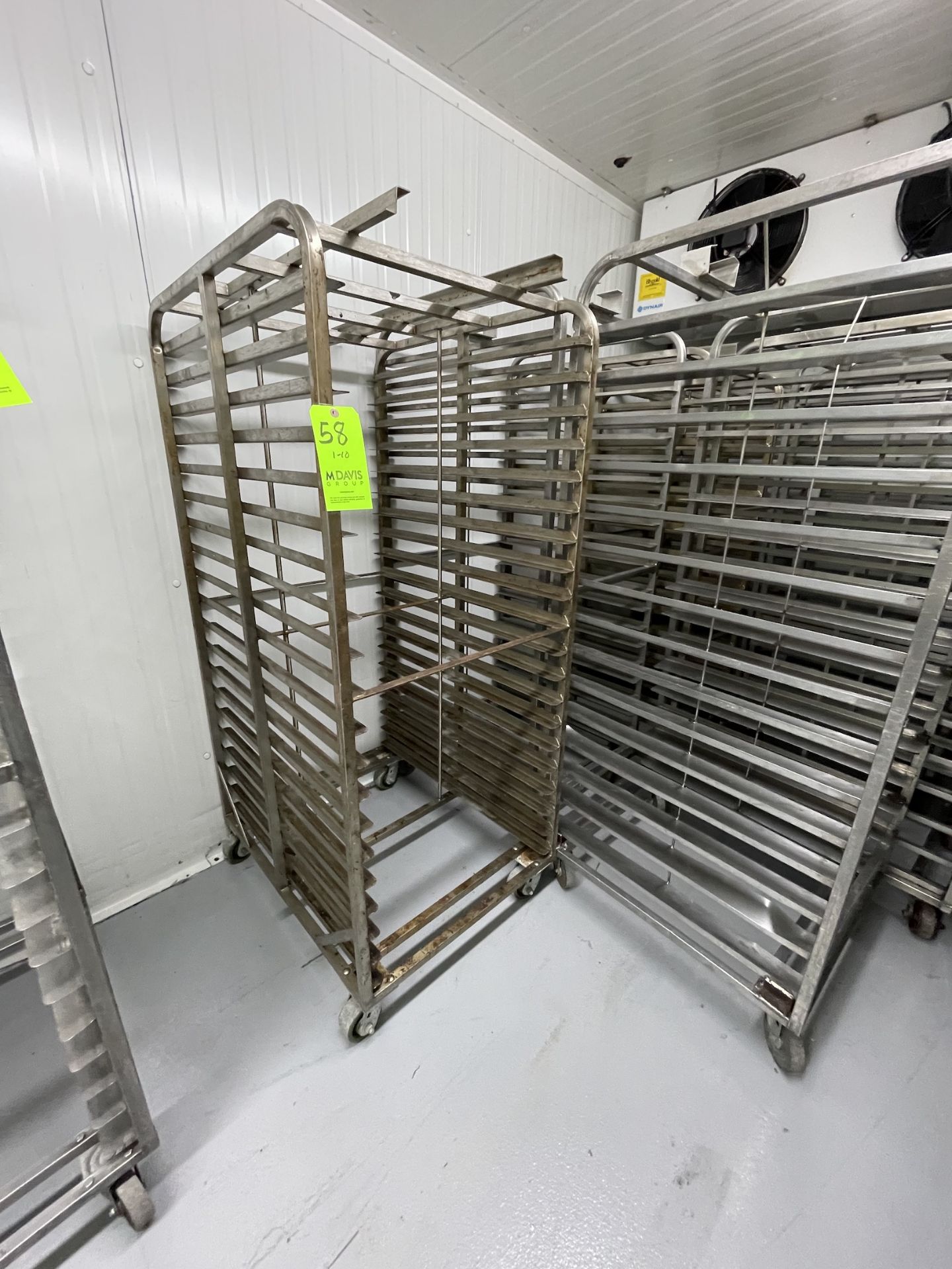 (12) PORTABLE RACKS APPROX. OVERALL DIMS.: 28-1/2" W X 36-1/2" D X 68" H, INTERIOR DIMS. APPROX.: - Image 4 of 4