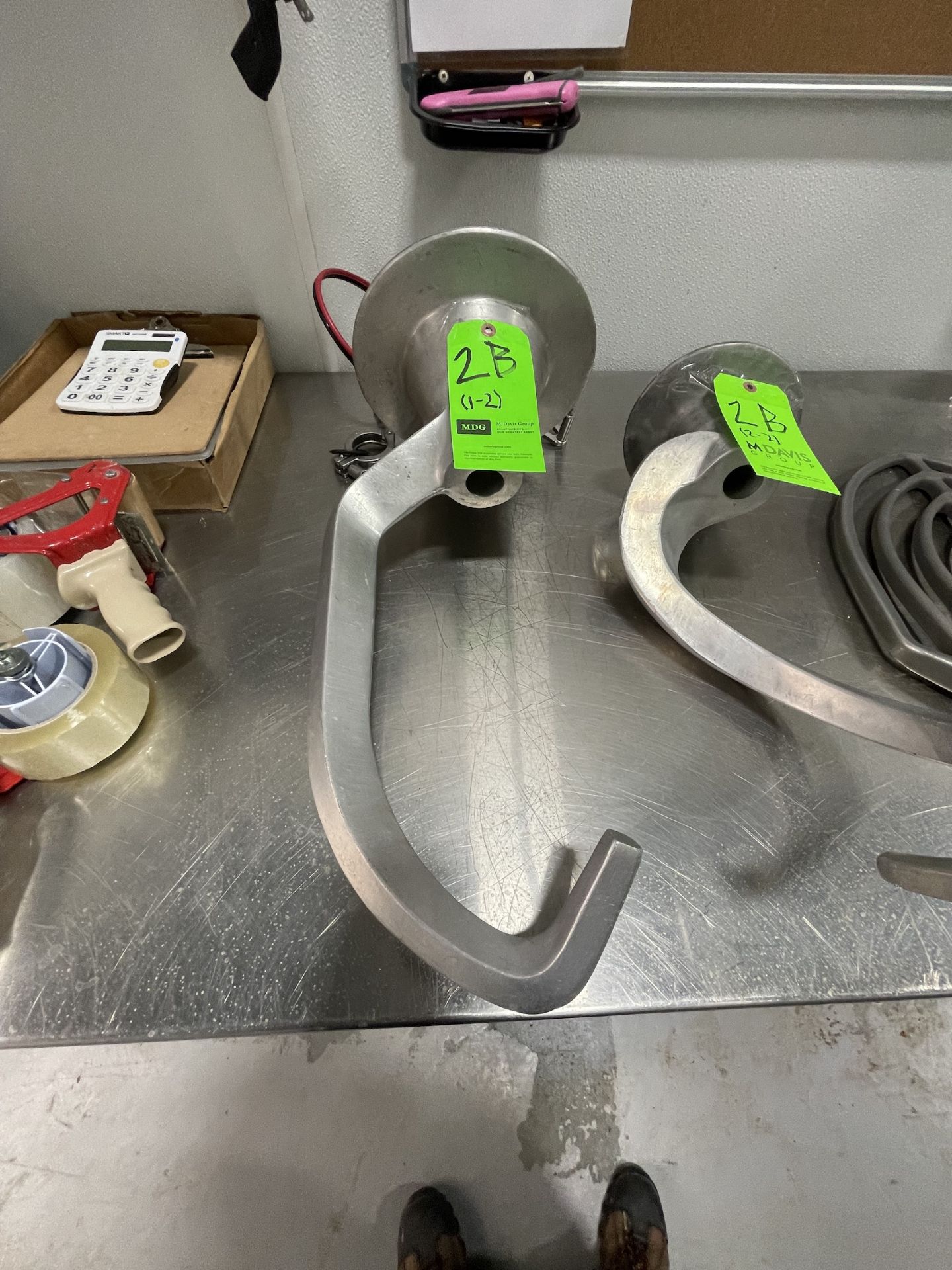 (2) HOBART DOUGH HOOK ATTACHMENTS - Image 2 of 10