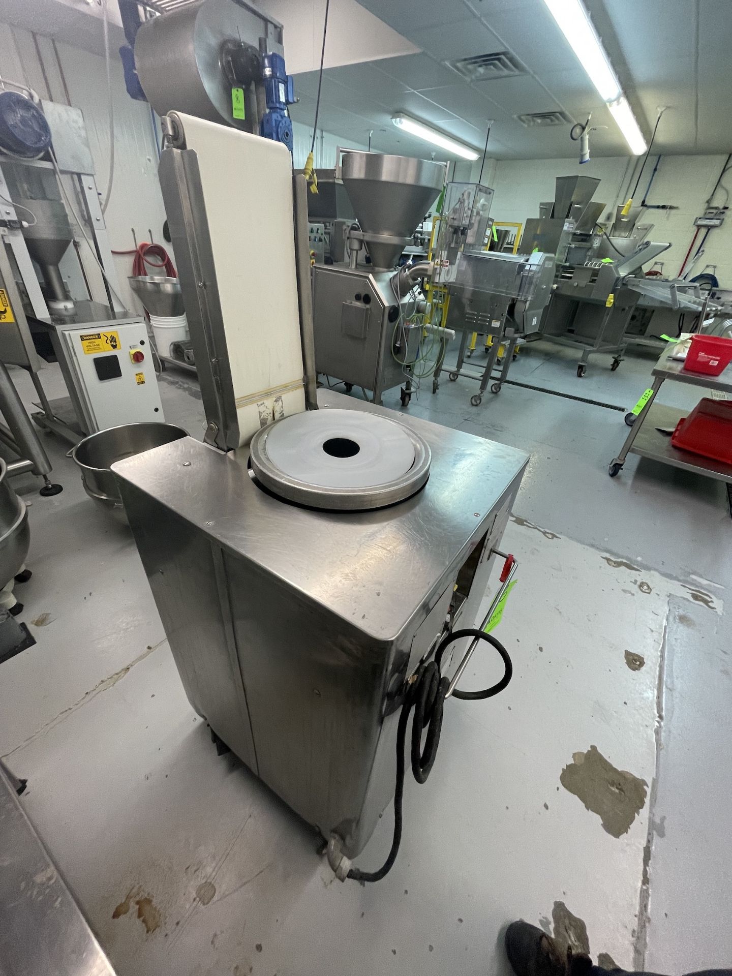 AM MANUFACTURING PORTABLE DOUGH ROUNDER WITH OUTFEED CONVEYOR, 1775, 21" L X 8-1/2 W OUTFEED - Bild 8 aus 8