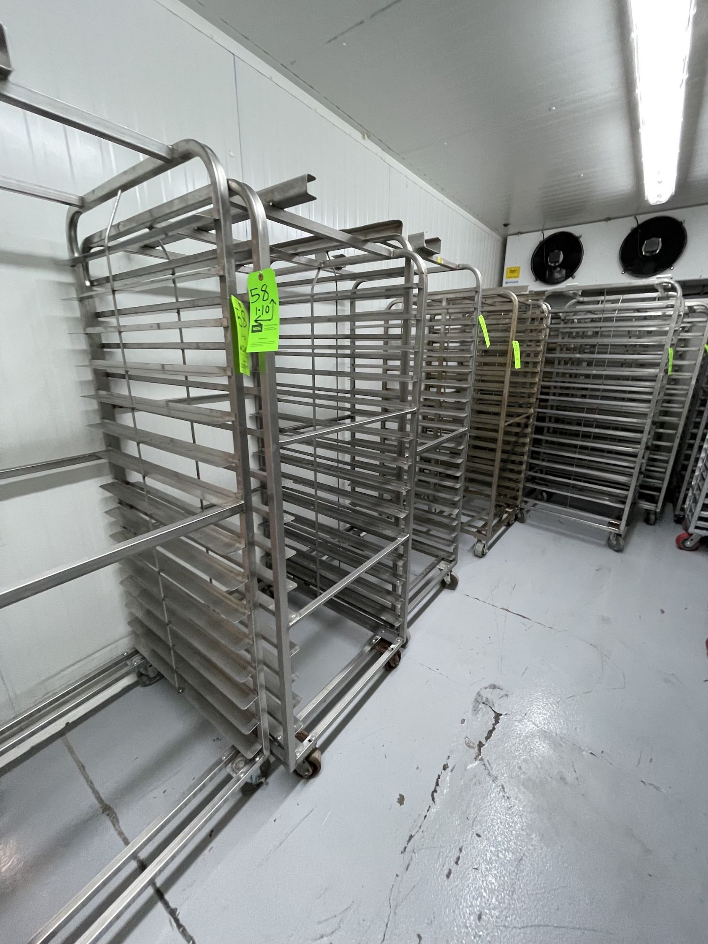 (12) PORTABLE RACKS APPROX. OVERALL DIMS.: 28-1/2" W X 36-1/2" D X 68" H, INTERIOR DIMS. APPROX.: - Image 2 of 4