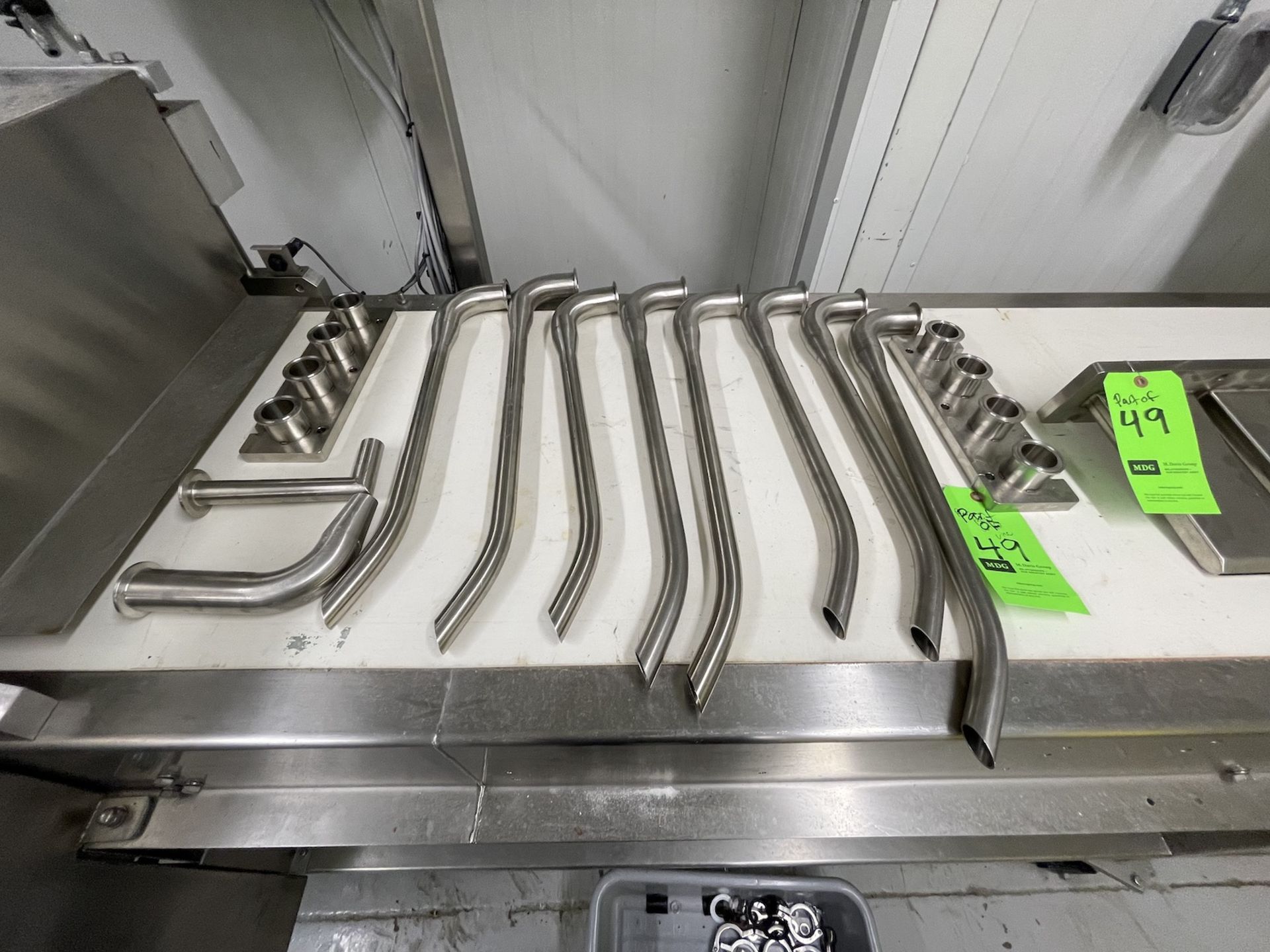 MBC FOOD MACHINERY CORP MANICOTTI AND LASAGNE LINE, 16-VALVE SAUCE APPLICATOR, EQUIPPED WITH - Image 22 of 39