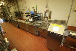 Sasbib S/S Flow Wrapper, M/N WS20-II, S/N 4941RH-3205, 480 Volts, 3 Phase, with S/S Control Panel,