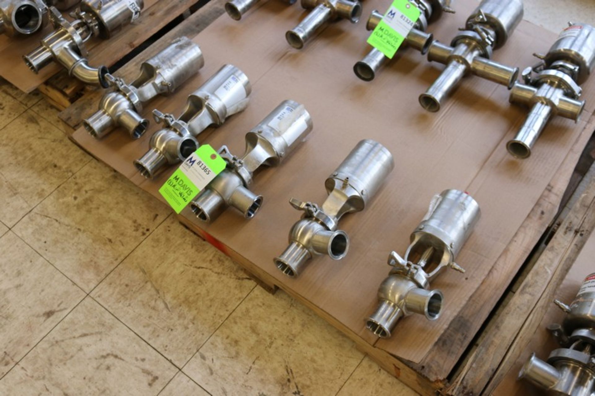 (5) WCB 2-Way S/S Air Valves, Aprox. 2" Clamp Type (INV#81365) (LOCATED @ MDG AUCTION SHOWROOM 2.0 - Bild 2 aus 3