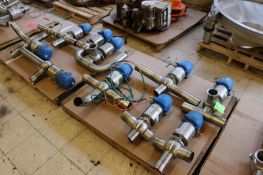 Lot of Assorted SS Air Valves & Air Valve Parts, Includes Air Valve Bodies Parts, Some Valves Weld