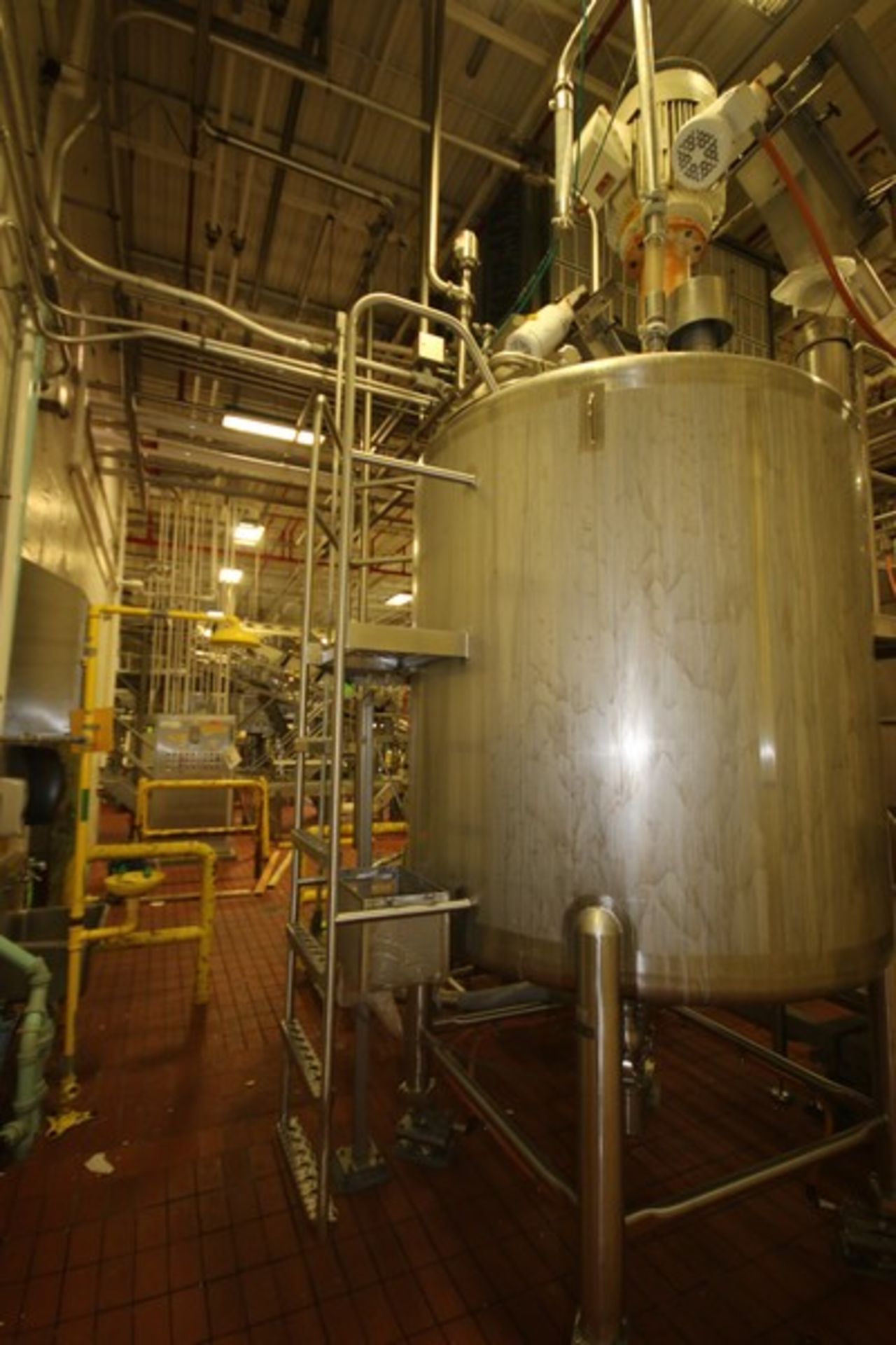 Feldmeier 1,000 Gal. S/S High Shear Mix Tank,S/N E-1020-00, with Dome Top/Dish Bottom, with S/S - Image 15 of 23