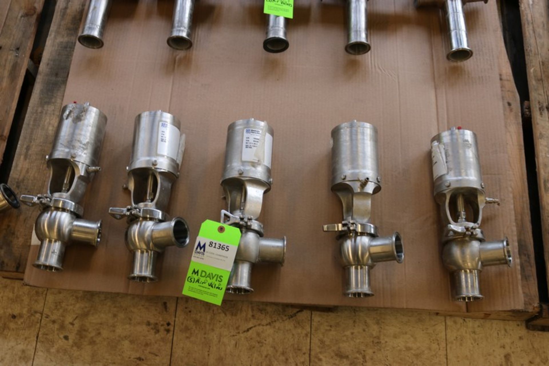(5) WCB 2-Way S/S Air Valves, Aprox. 2" Clamp Type (INV#81365) (LOCATED @ MDG AUCTION SHOWROOM 2.0 - Bild 3 aus 3
