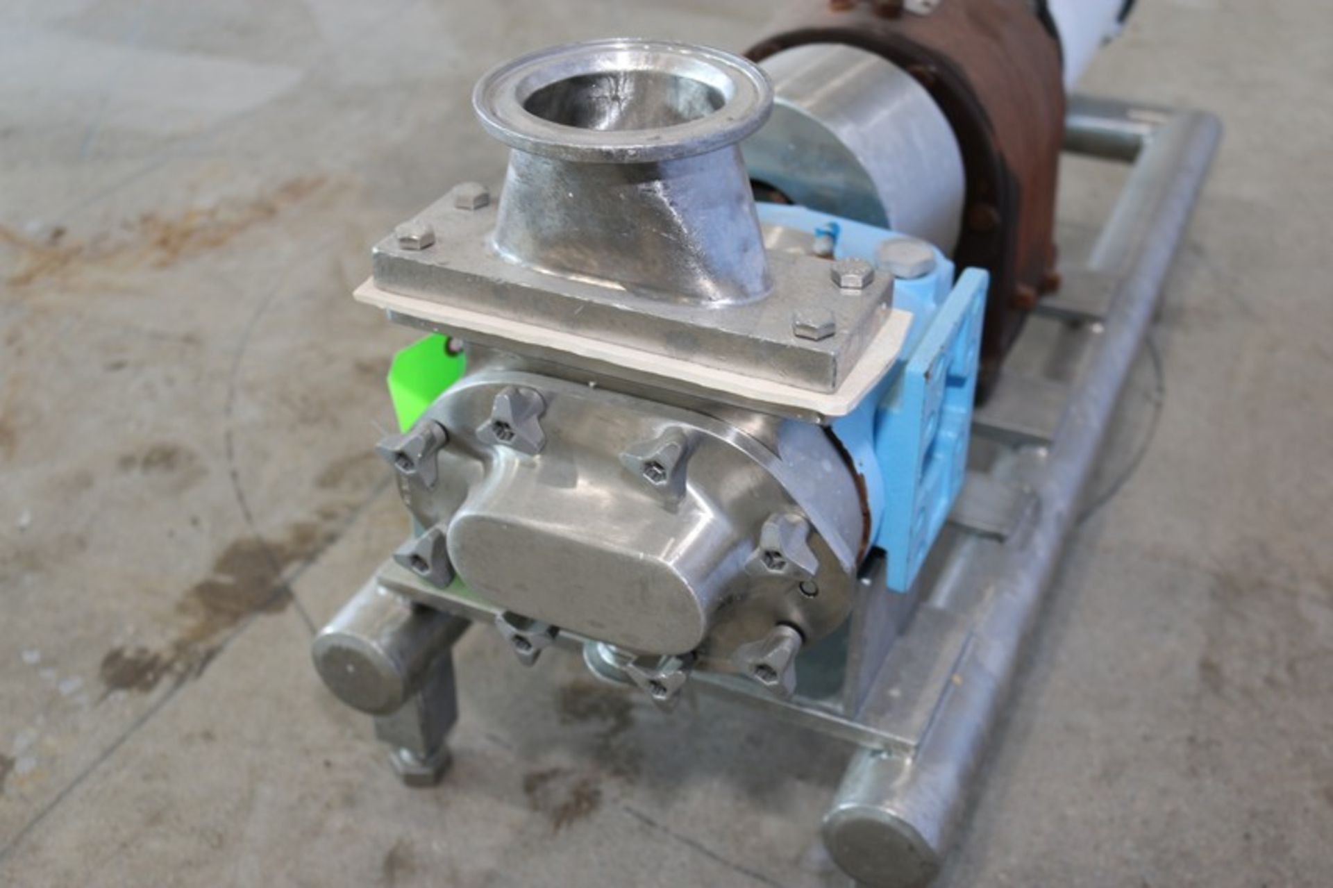 SPX 1.5 hp Positive Displacement Pump, M/N 014U1R1, S/N 100003163904, PO#: E65055, with Side Jet - Image 5 of 8