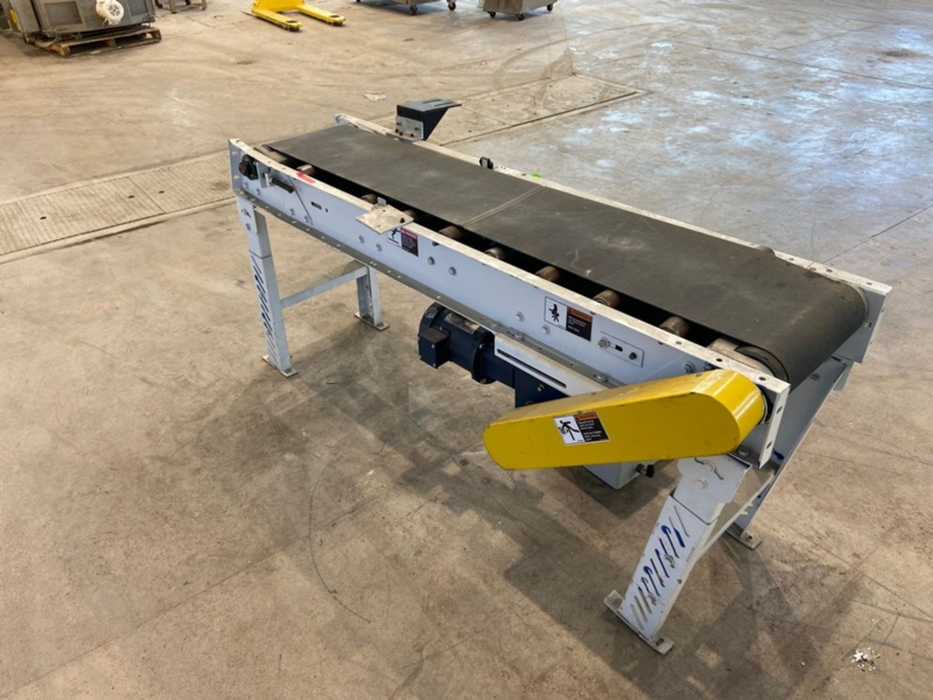 Straight Section of Power Conveyor, Aprox. 72" L, with Aprox. 12" W Belt, On Legs (INV#80105)( - Image 3 of 5