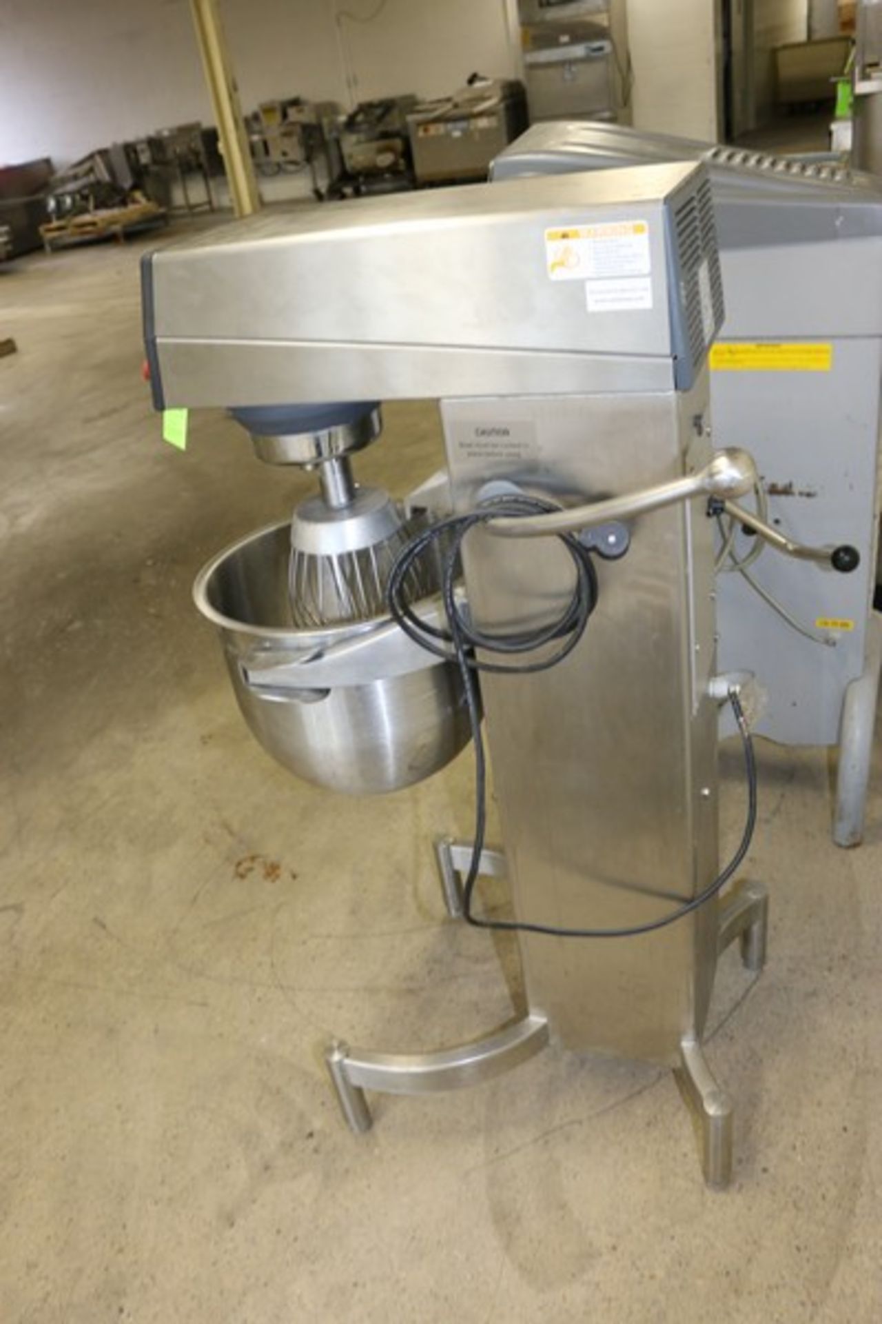 2017 Varimixer Bakery Mixer,M/N V30K, Machine No.: 30005786, 115 Volts, 1 Phase, with S/S Mixing - Image 4 of 5
