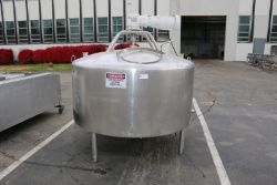 Mueller Aprox. 500 Gal. S/S Insulated Vertical Tank, with S/S Agitation, with Top Mounted