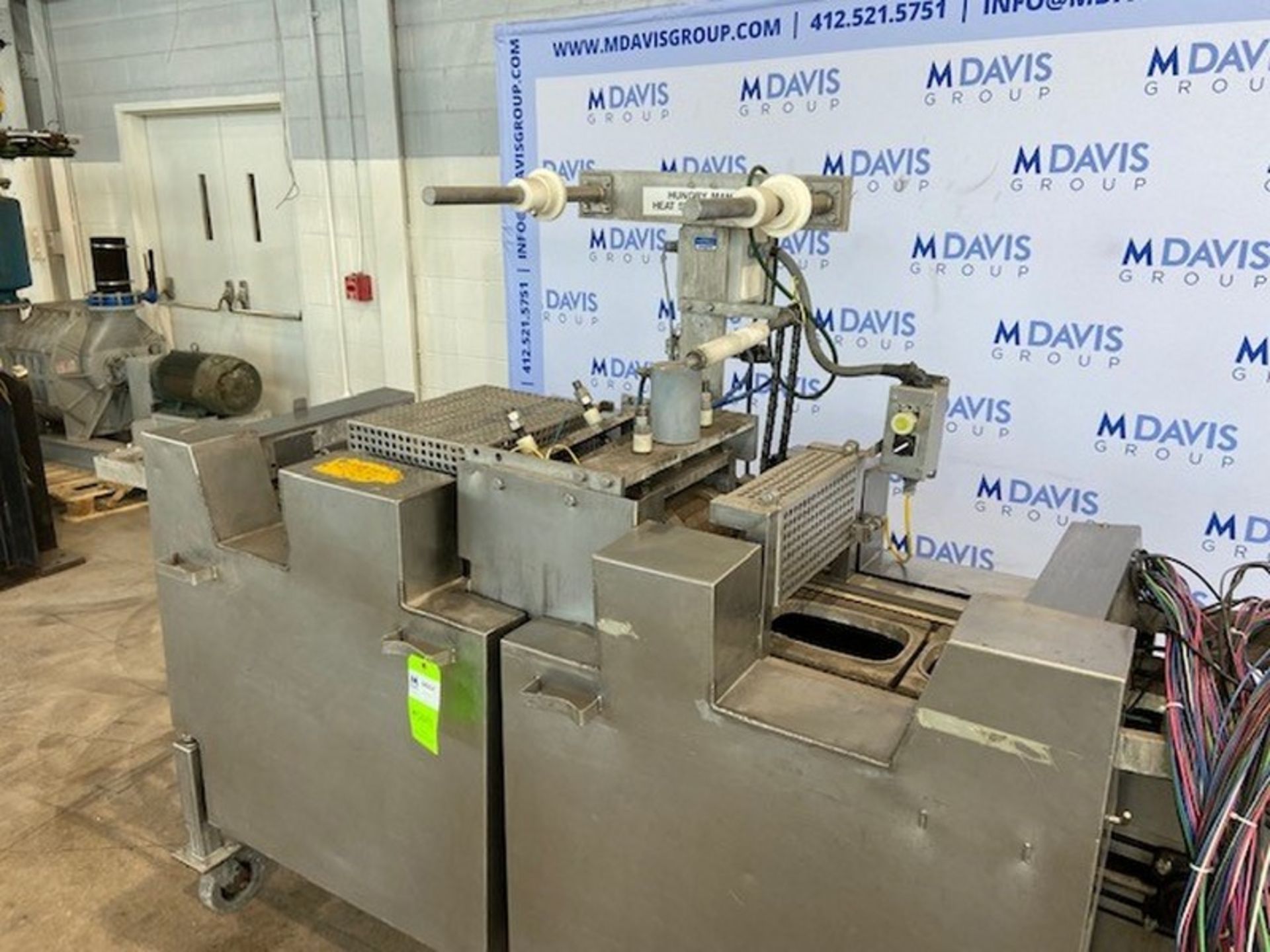 S/S Tray Sealer,with Aprox. 9-1/2" L x 6" W Mold, Mounted on S/S Portable Frame (INV#68357) (LOCATED - Image 3 of 9