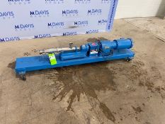 Moyno 2 hp Cavity Pump, Type SSF/AAA, S/N A586152, with Baldor 1725 RPM, 208-230/460 Volts, 3 Phase,