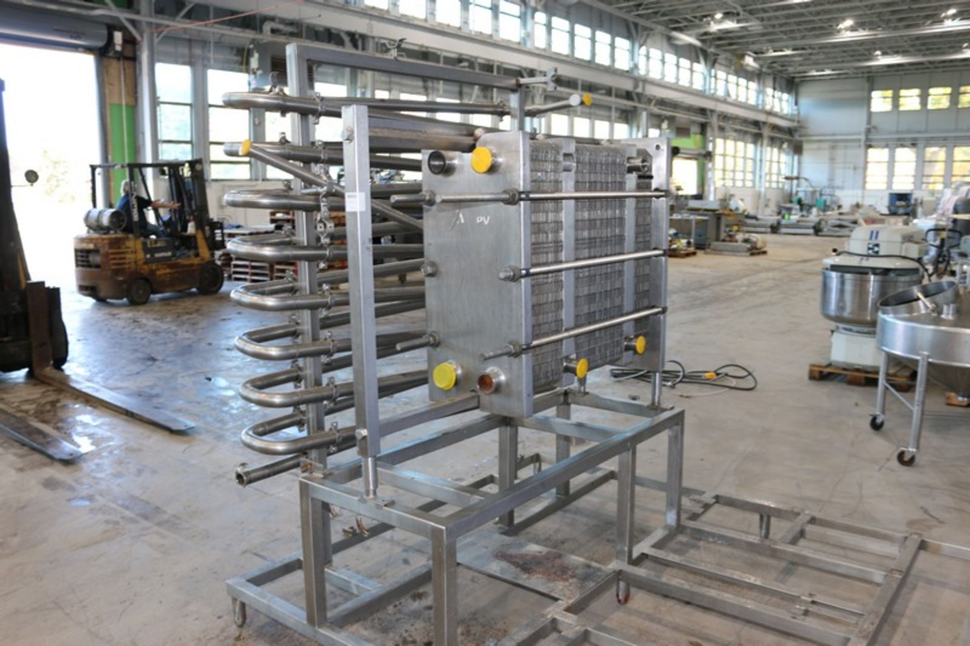 S/S Pasteurization Skid, Includes APV 3-Section Plate Heat Exchanger, M/N SP250-S, S/N 20332, with - Image 7 of 10