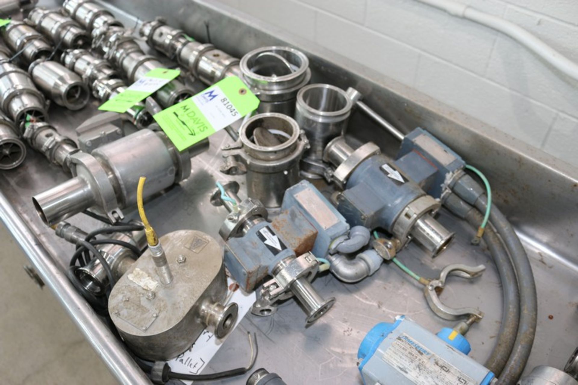 Lot of Assorted Air Actuated Ball Valves, Flow Meters, & Other S/S Valves (INV#81045)(Located @ - Image 6 of 6