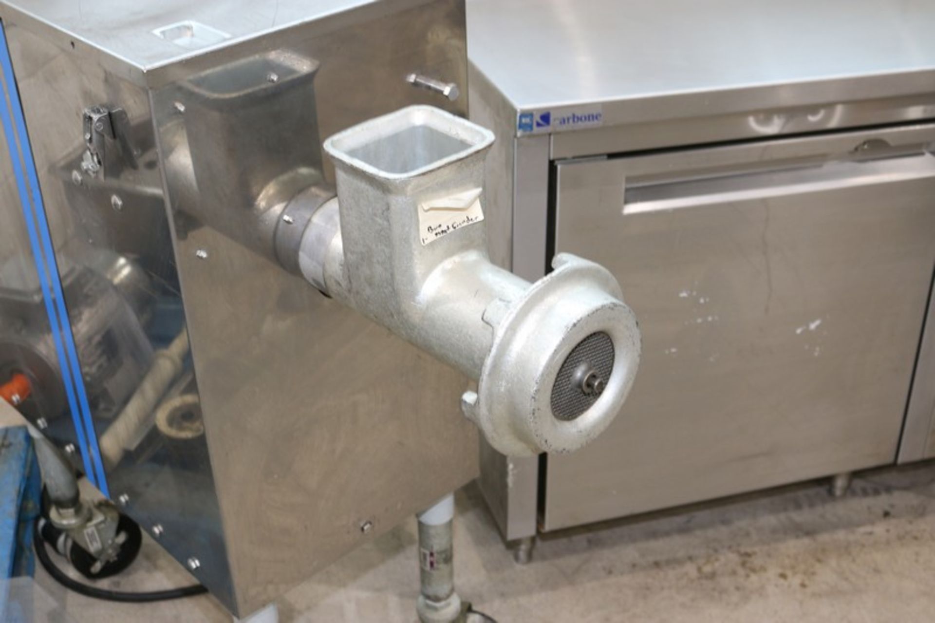 Biro S/S Meat Grinder,M/N 346.3 K-16, S/N 32669, with 1 hp Motor, with (1) Pallet of Parts, - Image 3 of 7