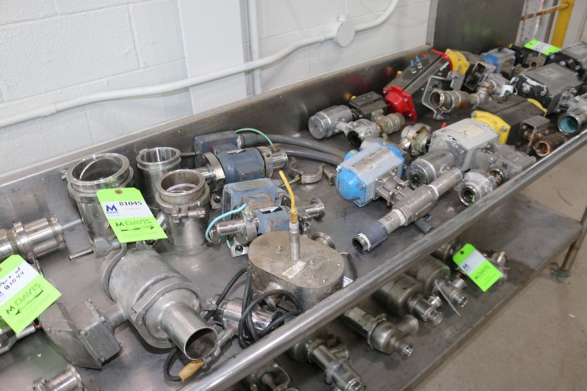 Lot of Assorted Air Actuated Ball Valves, Flow Meters, & Other S/S Valves (INV#81045)(Located @ - Image 2 of 6