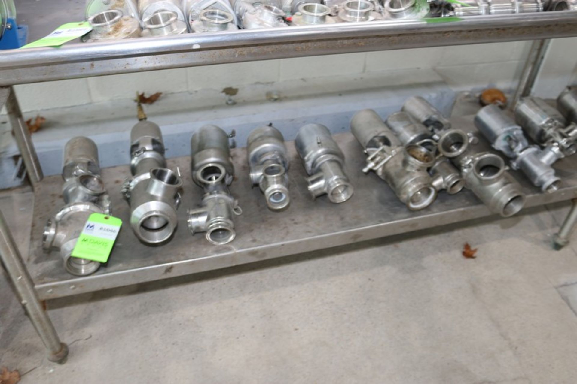 (16) S/S Air Valves, Some 2-Way Type & 3-Way Type, Assorted Sizes (INV#81046)(Located @ the MDG